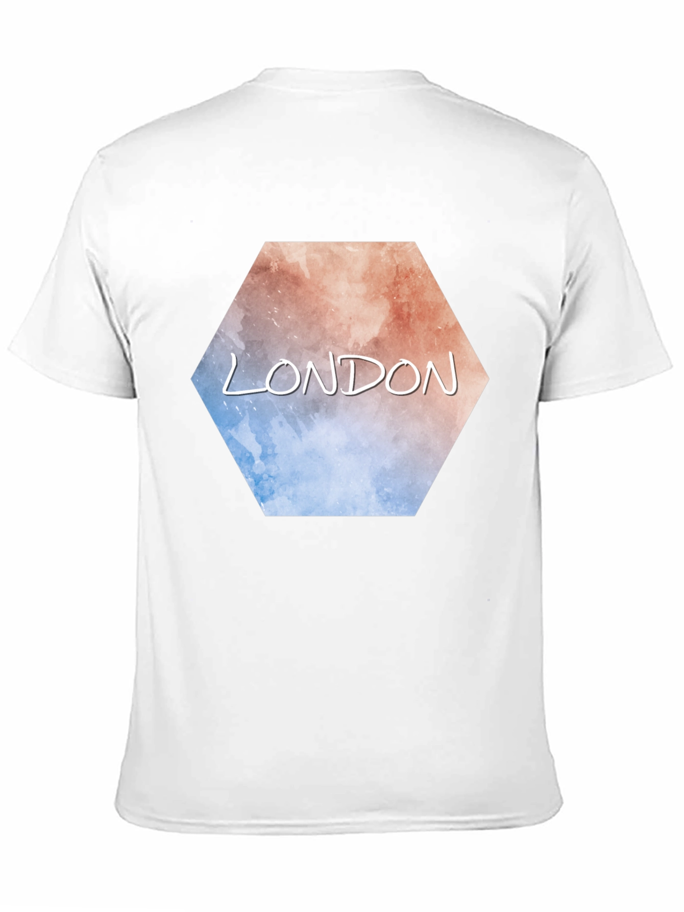 London Hexagon Graphic Black T-Shirt