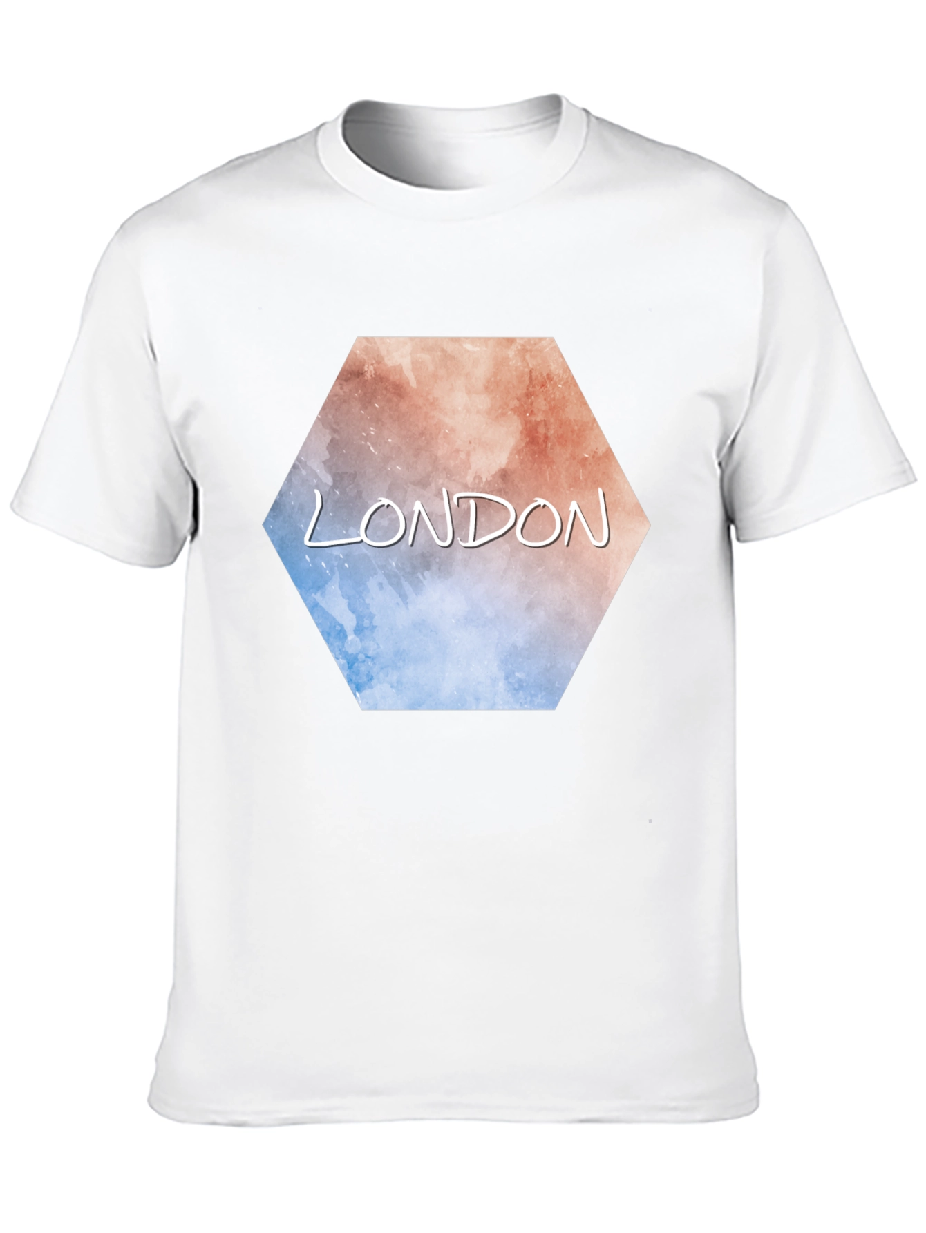 London Hexagon Graphic Black T-Shirt