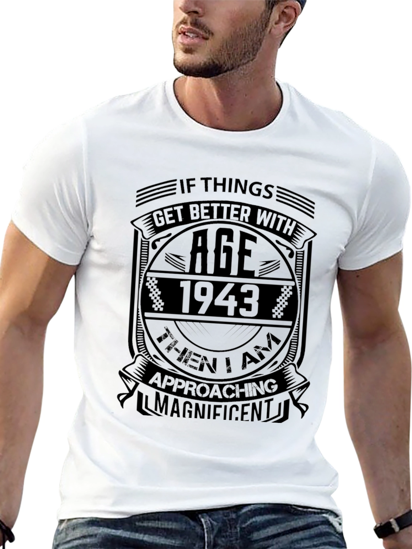 Funny 1943 Birthday T-Shirt - Get Better With Age