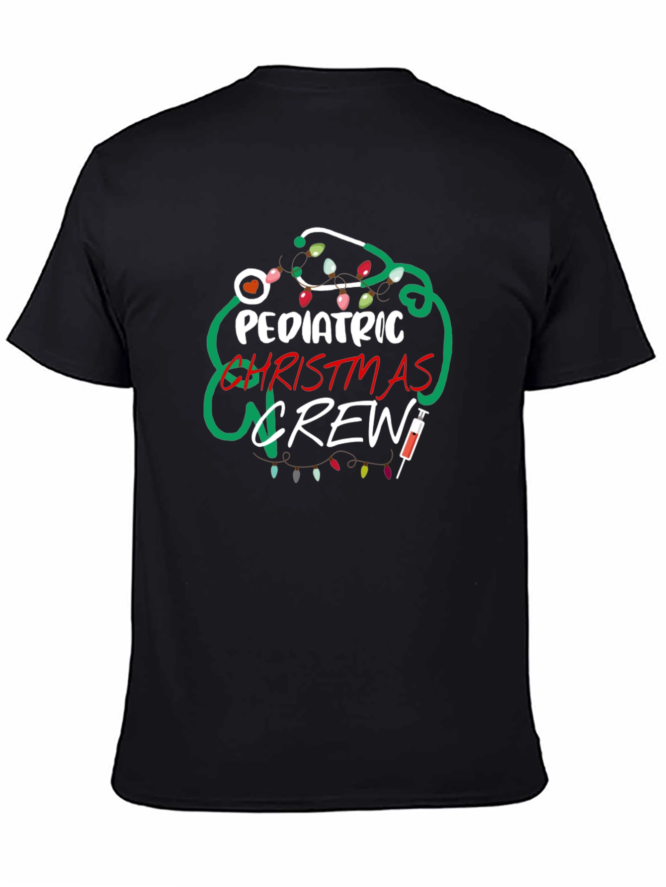 Pediatric Christmas Crew T-Shirt - Holiday Nurse Tee