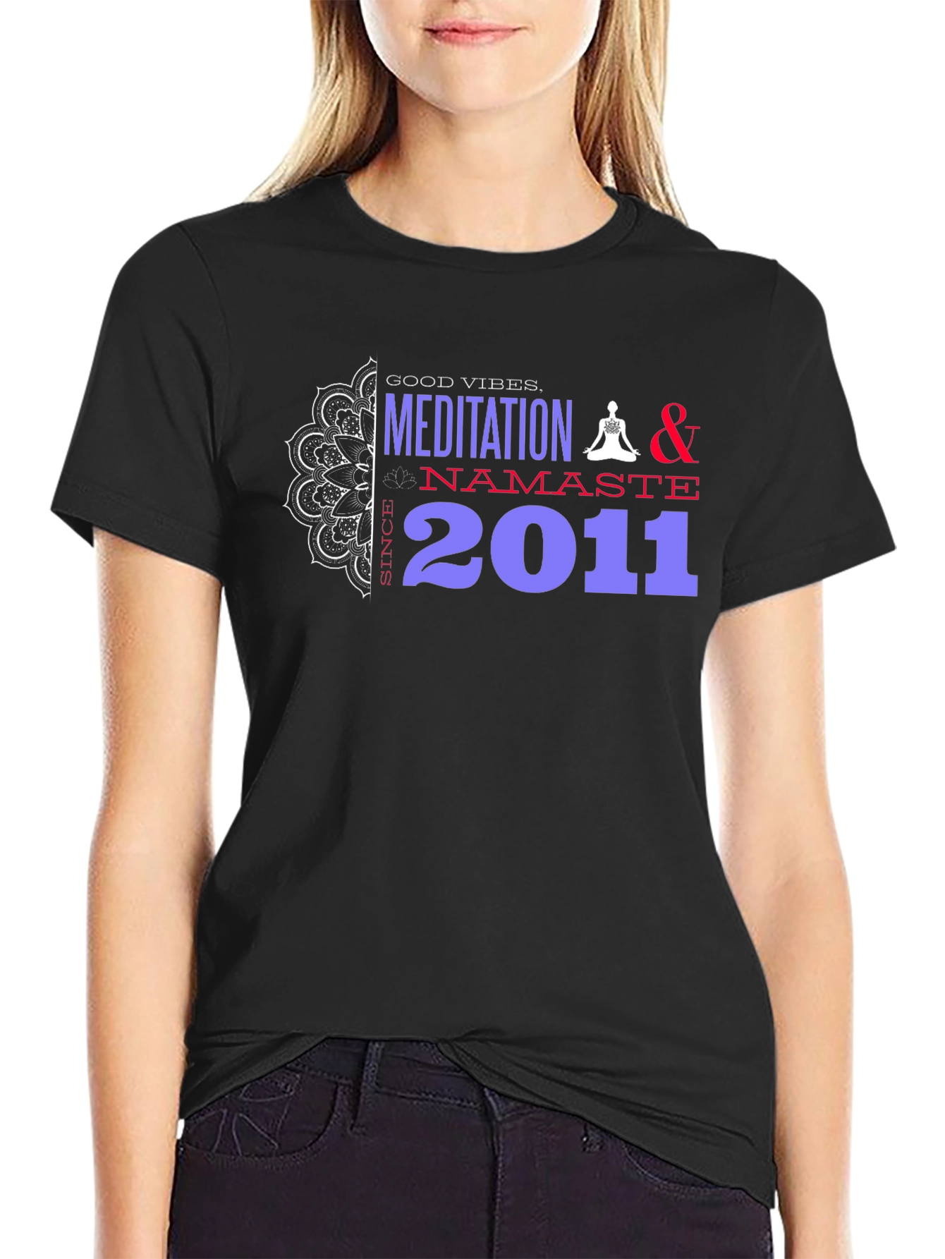 Meditation Namaste Since 2011 Graphic T-Shirt