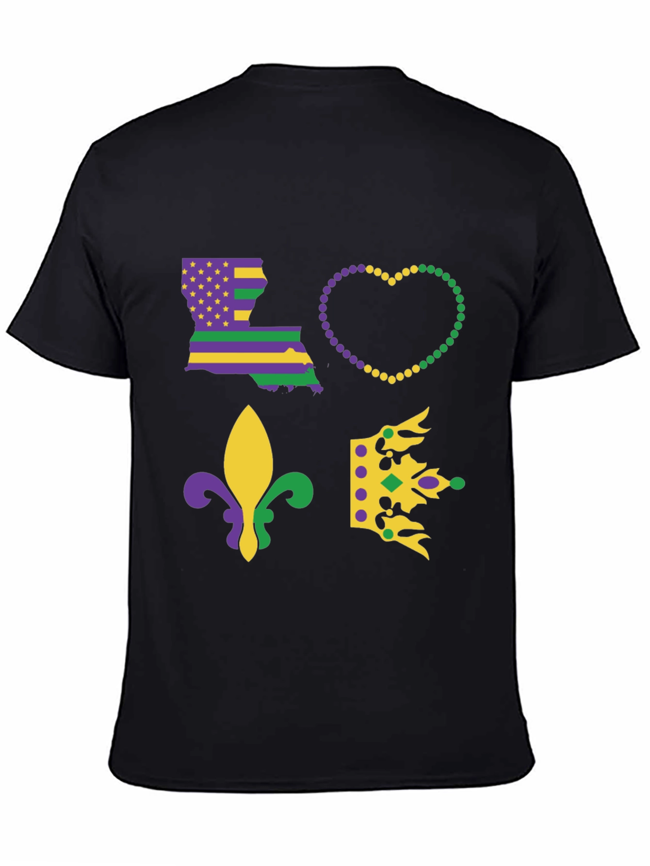 Mardi Gras Louisiana Love T-Shirt