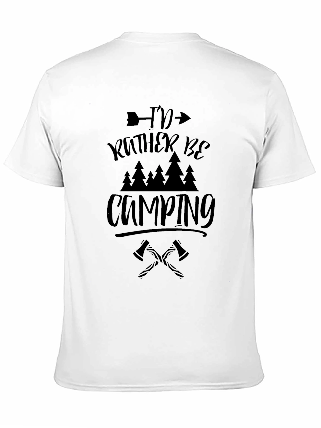 Camping Graphic Tee - Id Rather Be Camping