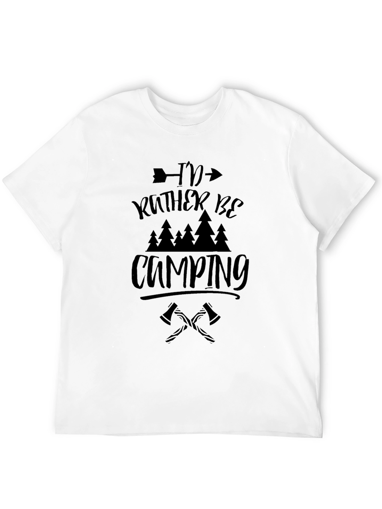 Camping Graphic Tee - Id Rather Be Camping