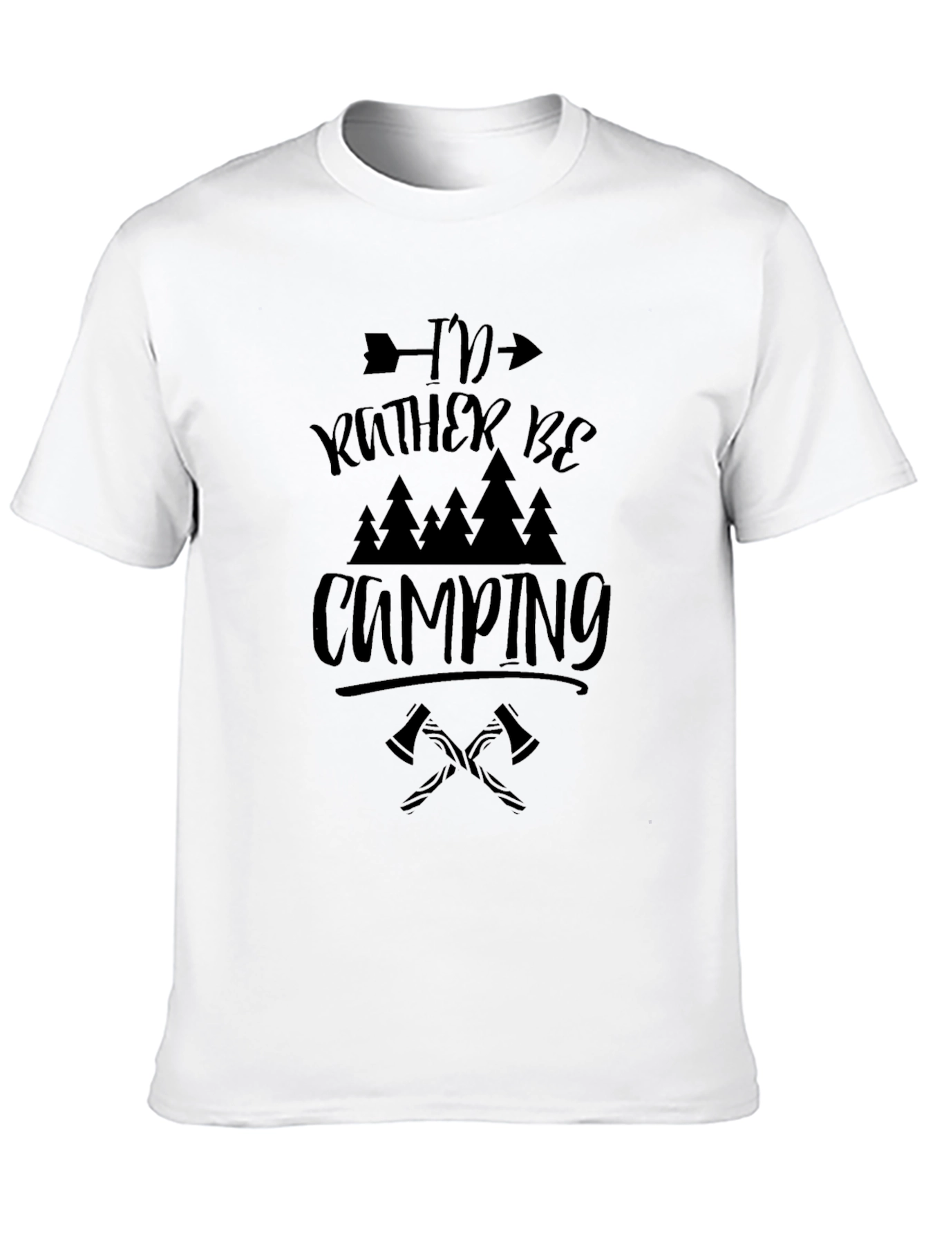 Camping Graphic Tee - Id Rather Be Camping