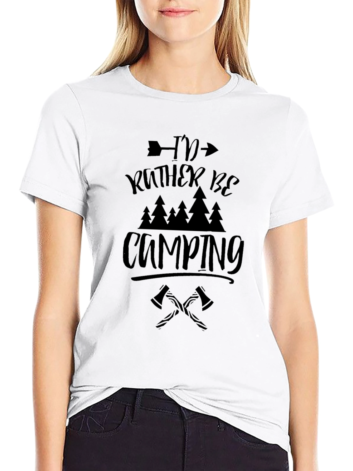 Camping Graphic Tee - Id Rather Be Camping