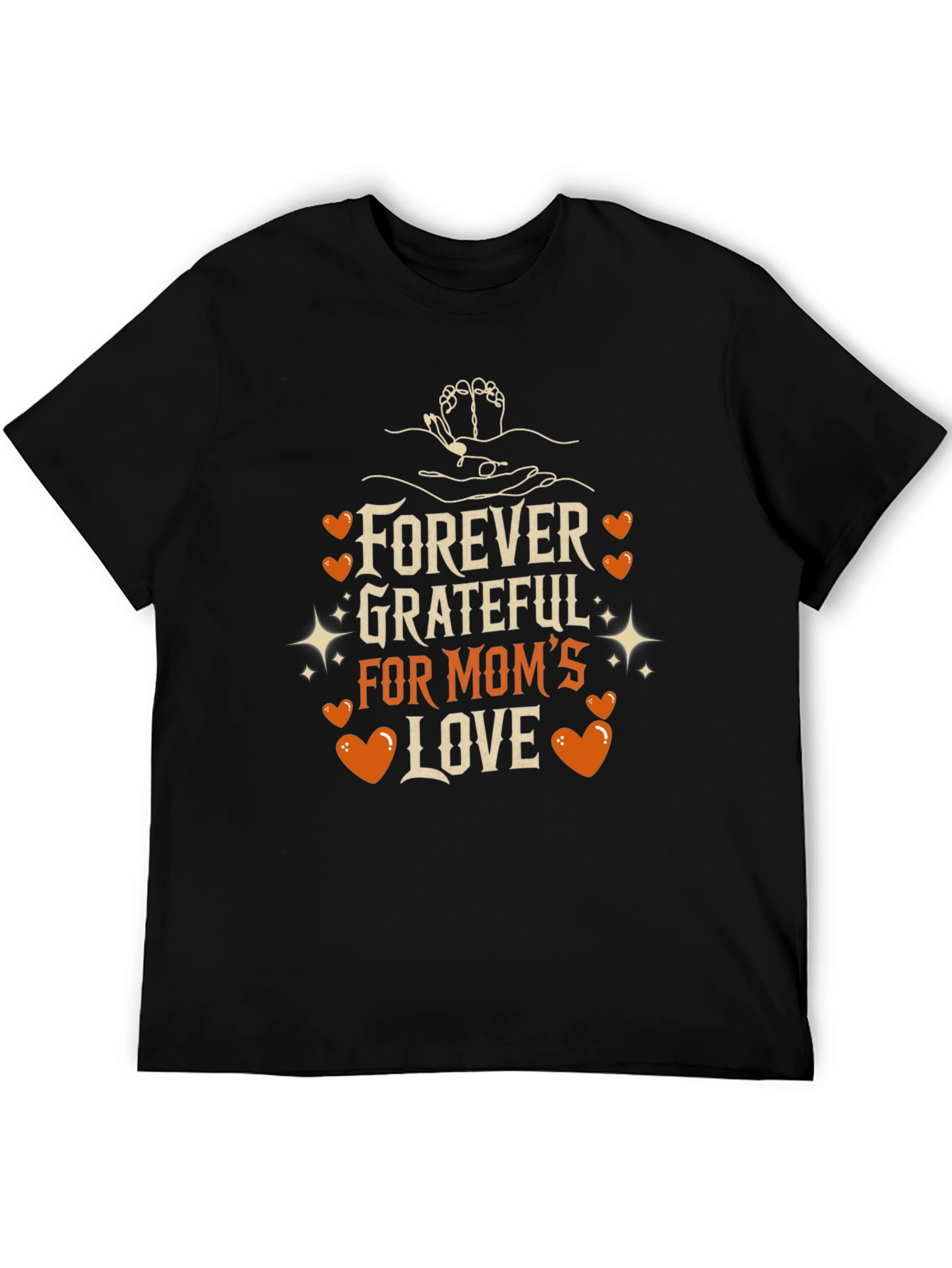 Forever Grateful Moms Love Graphic T-Shirt
