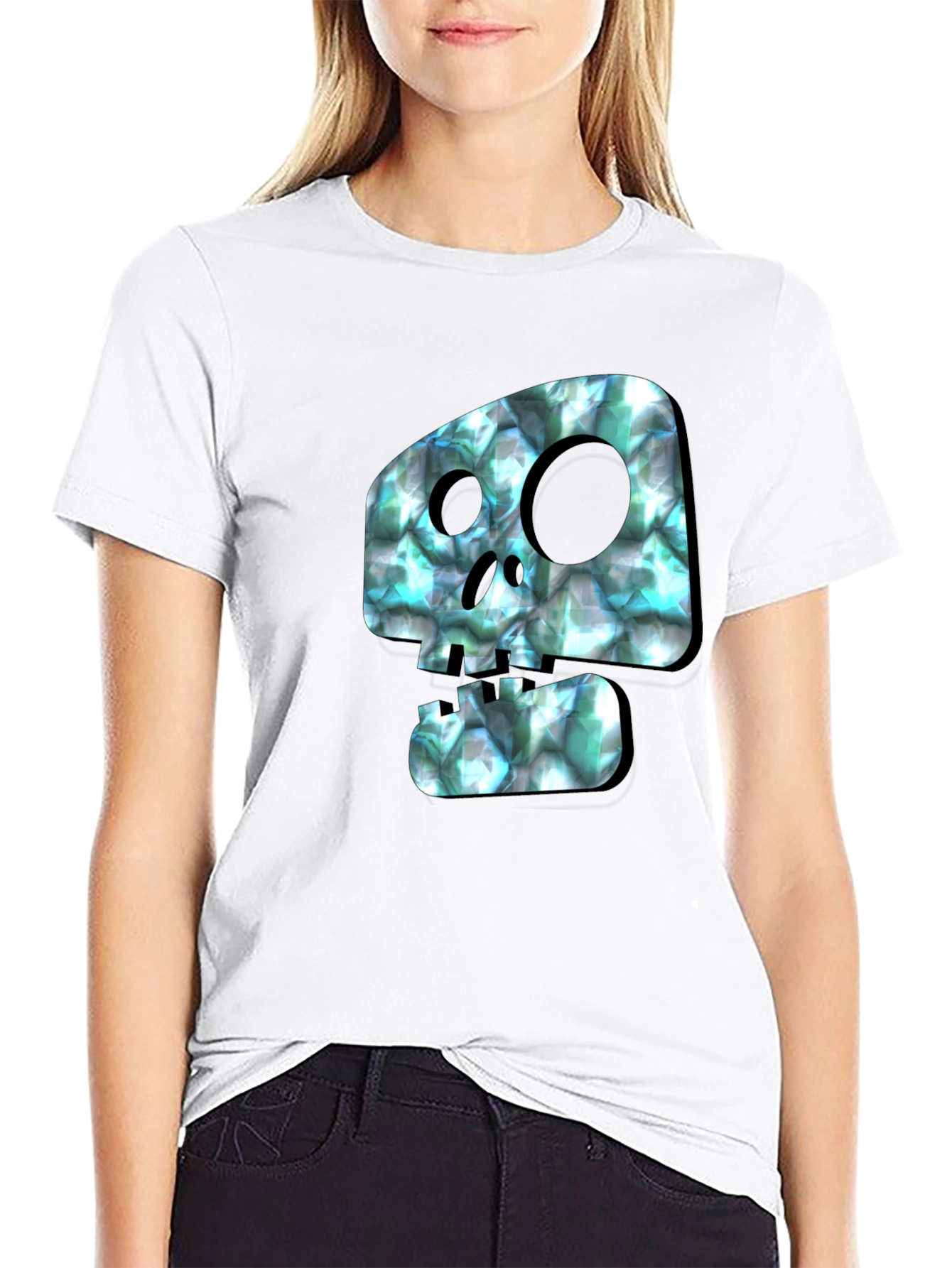 Skull Graphic Tee - Cool Casual Black T-Shirt