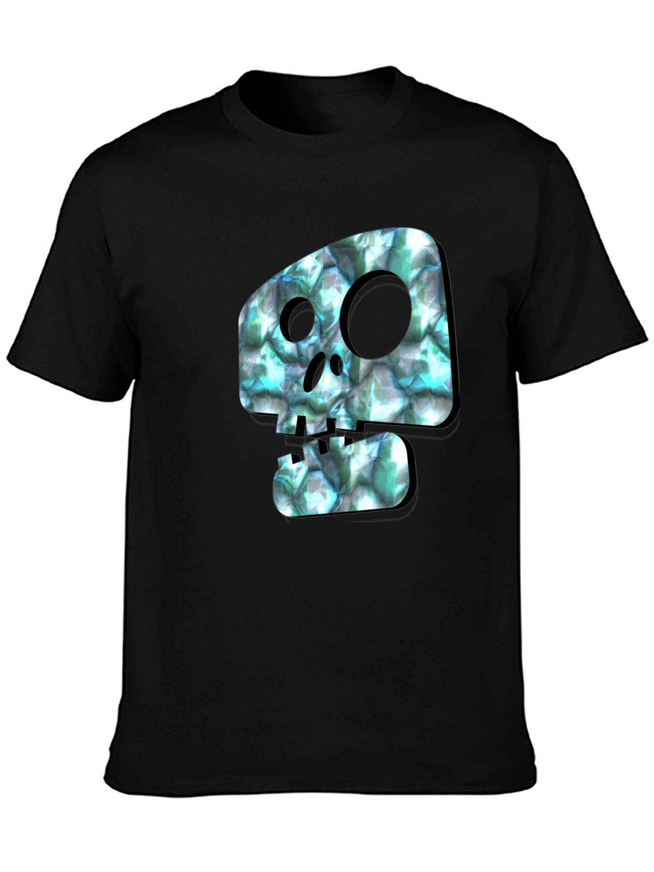 Skull Graphic Tee - Cool Casual Black T-Shirt