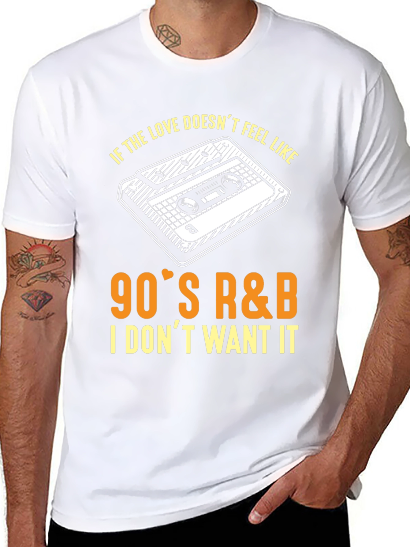 90s R&B Cassette Tape Graphic T-Shirt