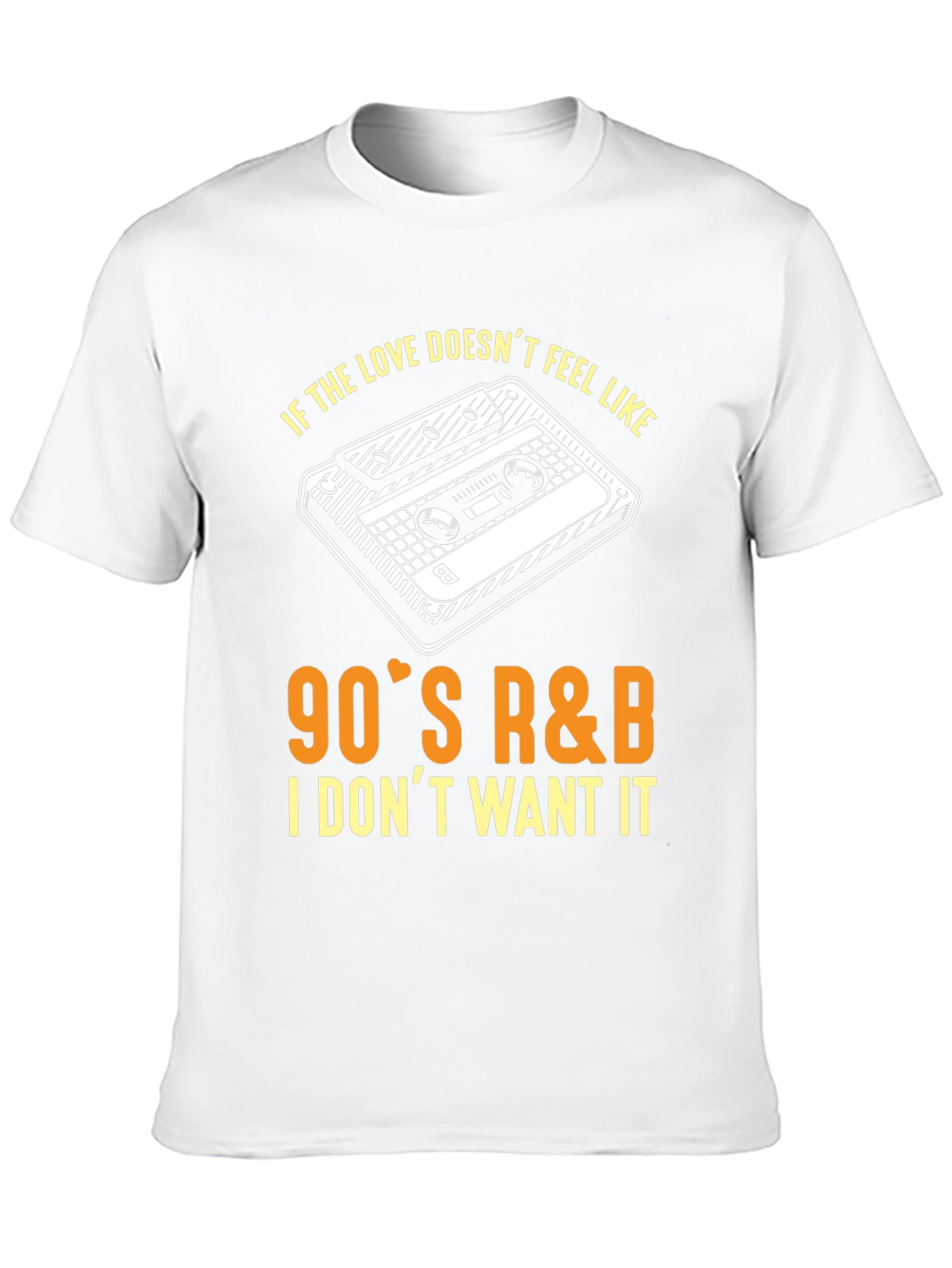 90s R&B Cassette Tape Graphic T-Shirt