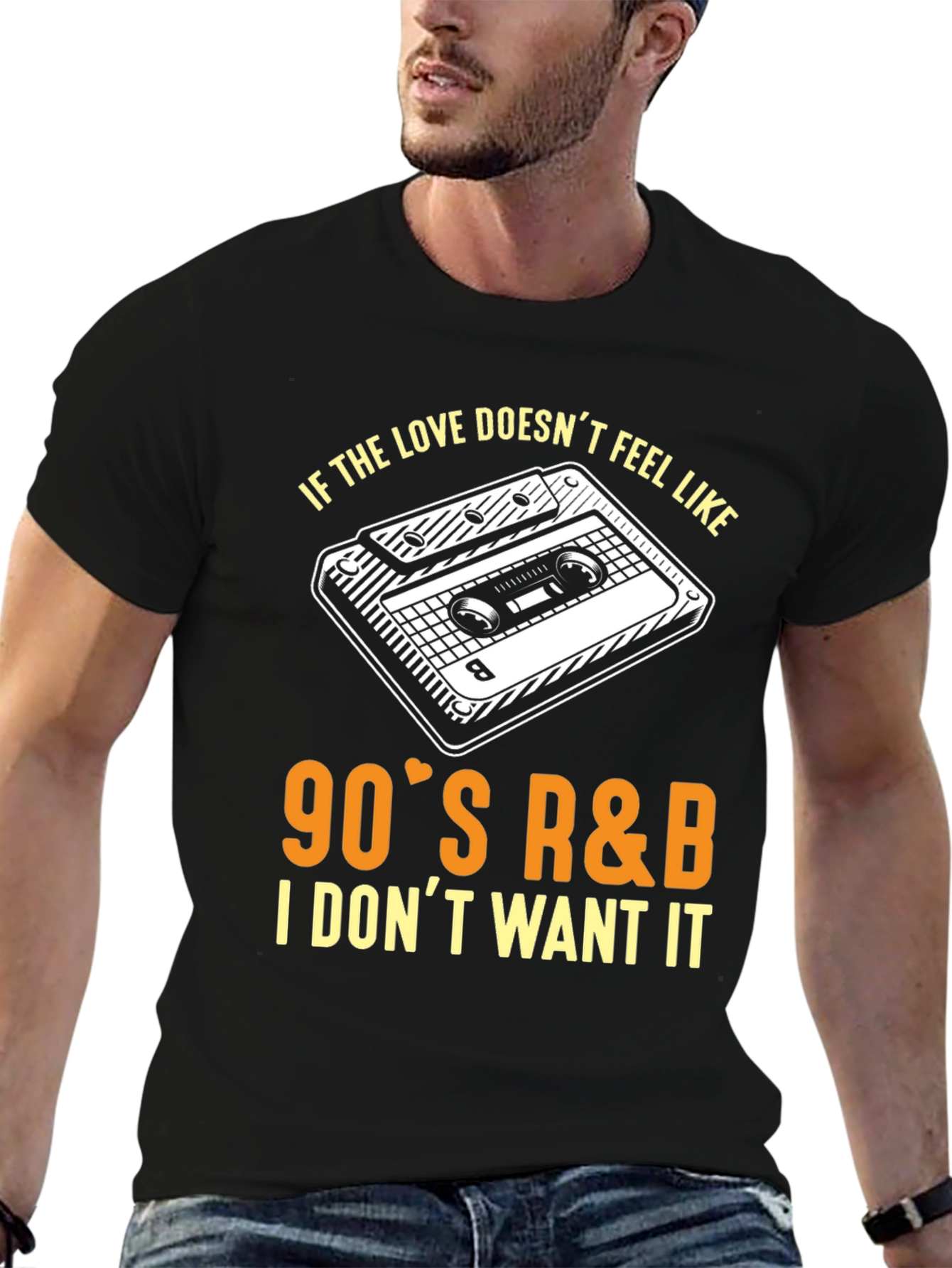 90s R&B Cassette Tape Graphic T-Shirt