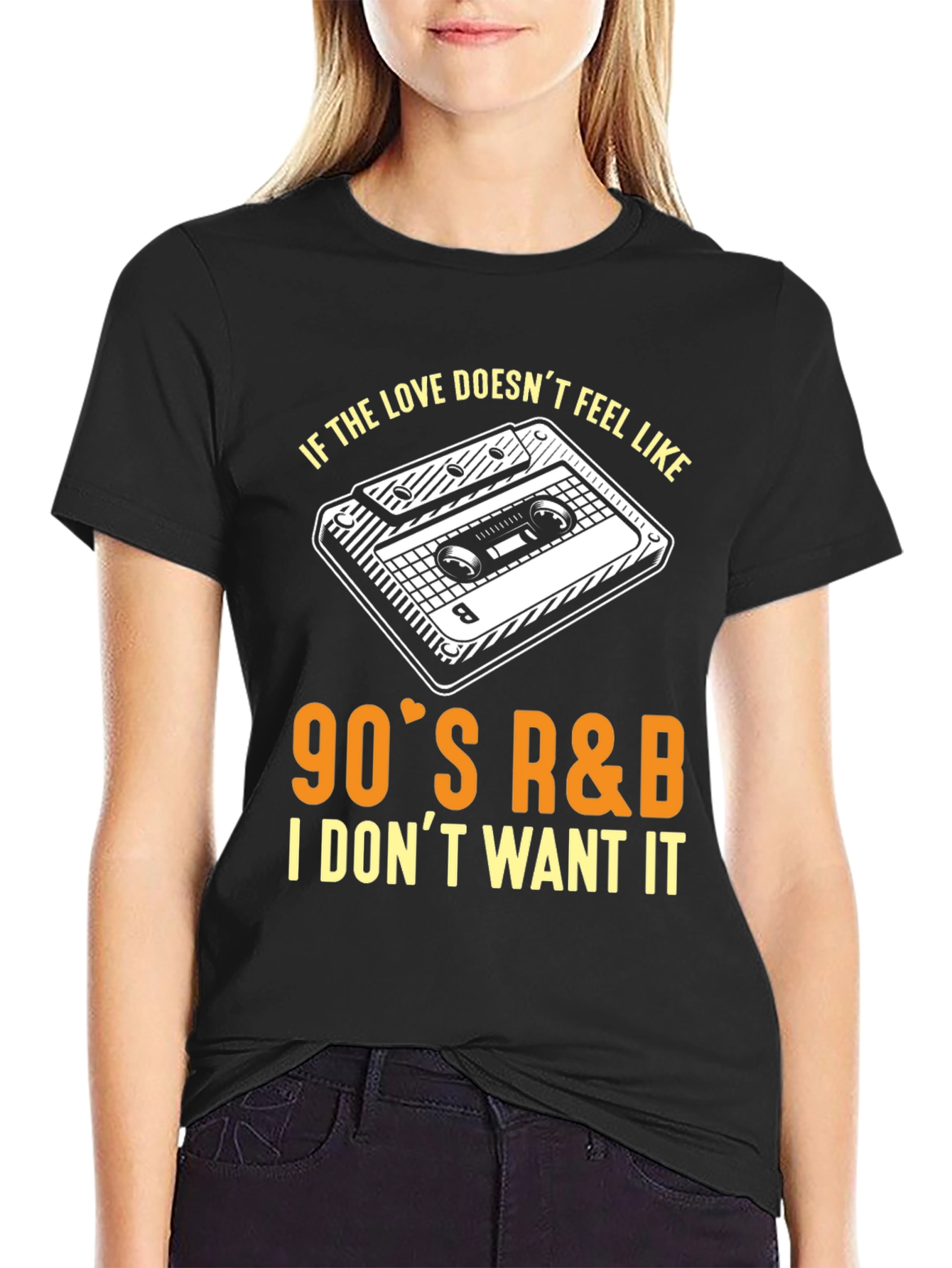 90s R&B Cassette Tape Graphic T-Shirt
