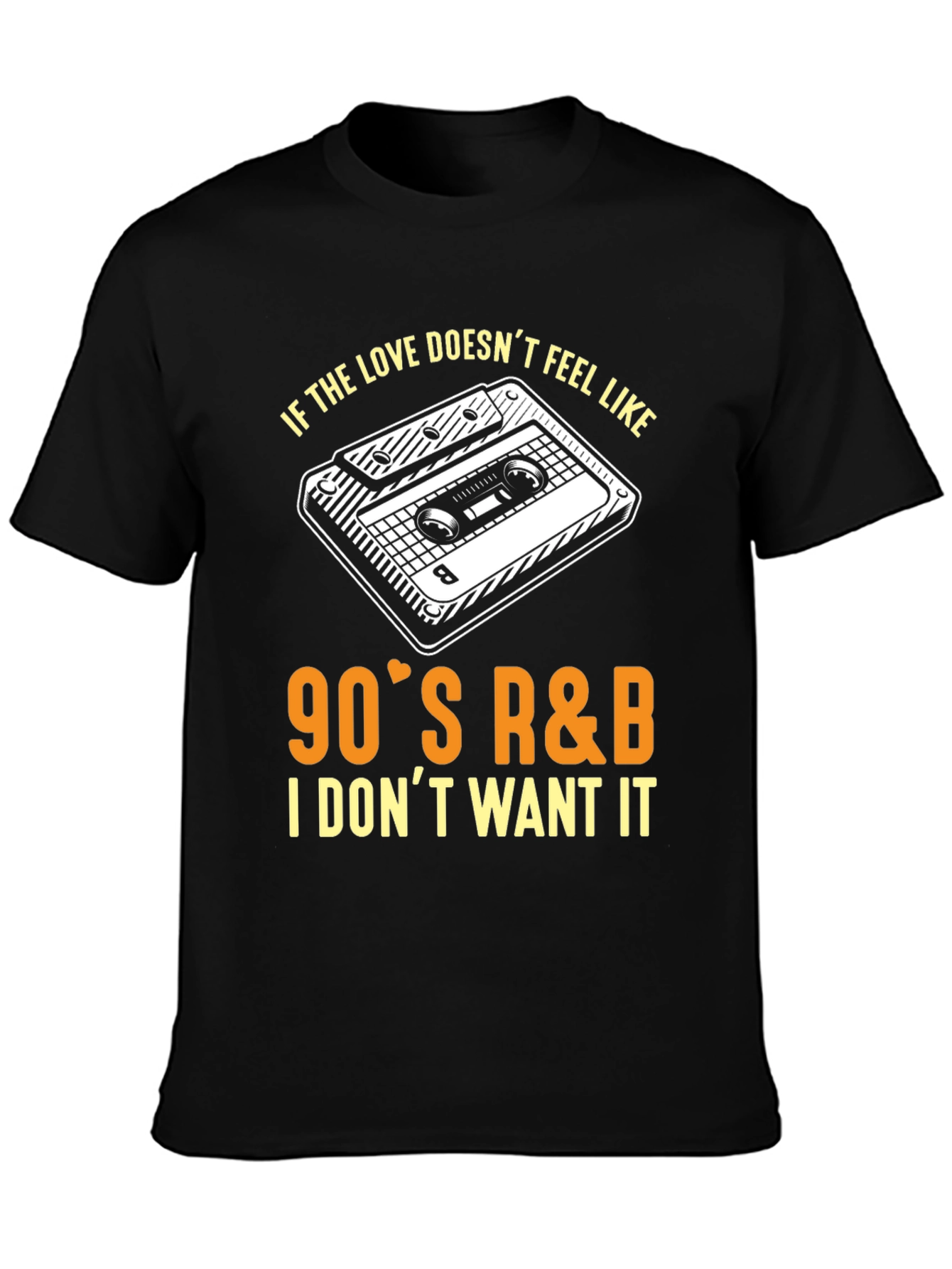 90s R&B Cassette Tape Graphic T-Shirt