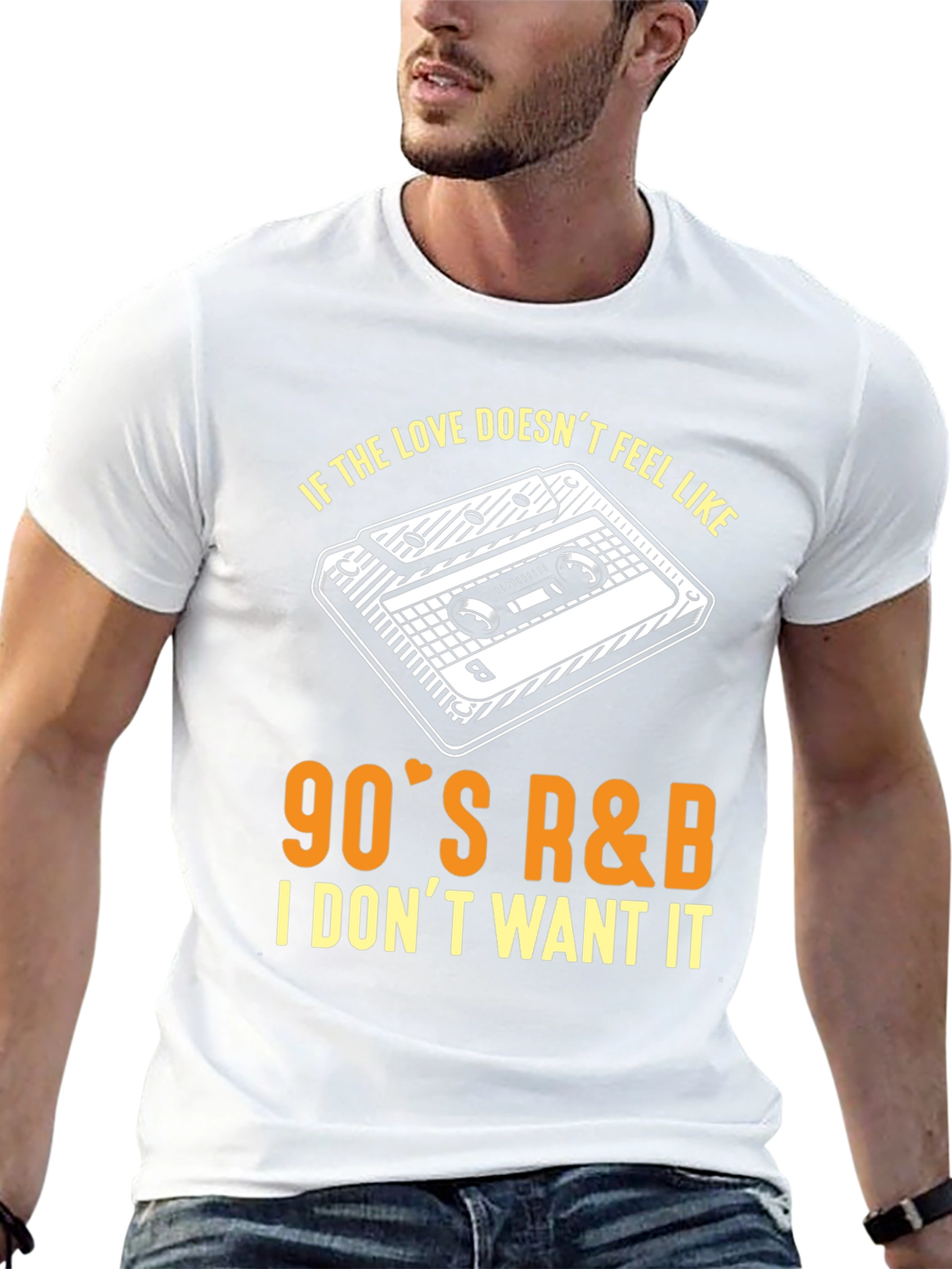 90s R&B Cassette Tape Graphic T-Shirt