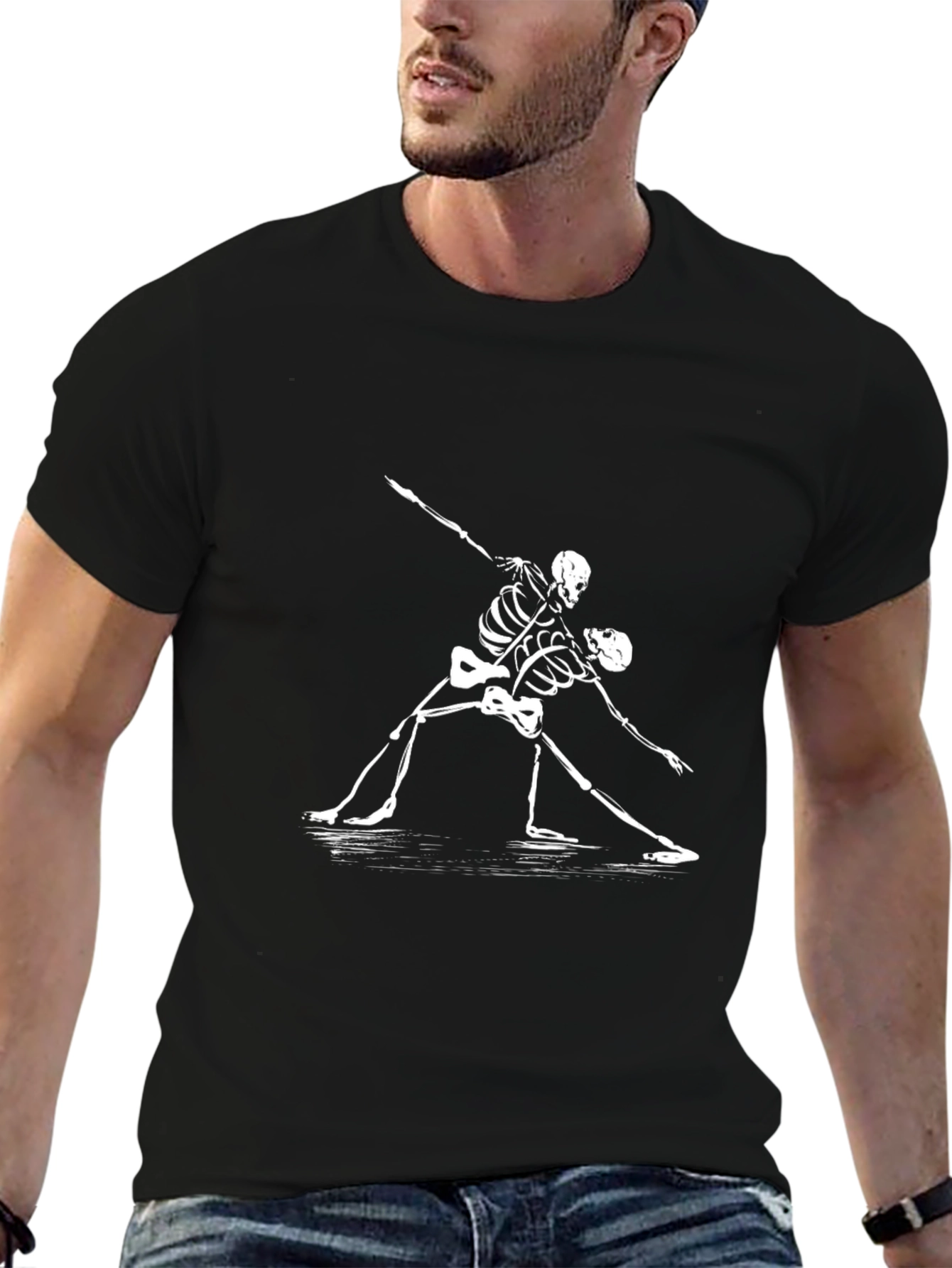 Skeleton Tango T-Shirt - Black