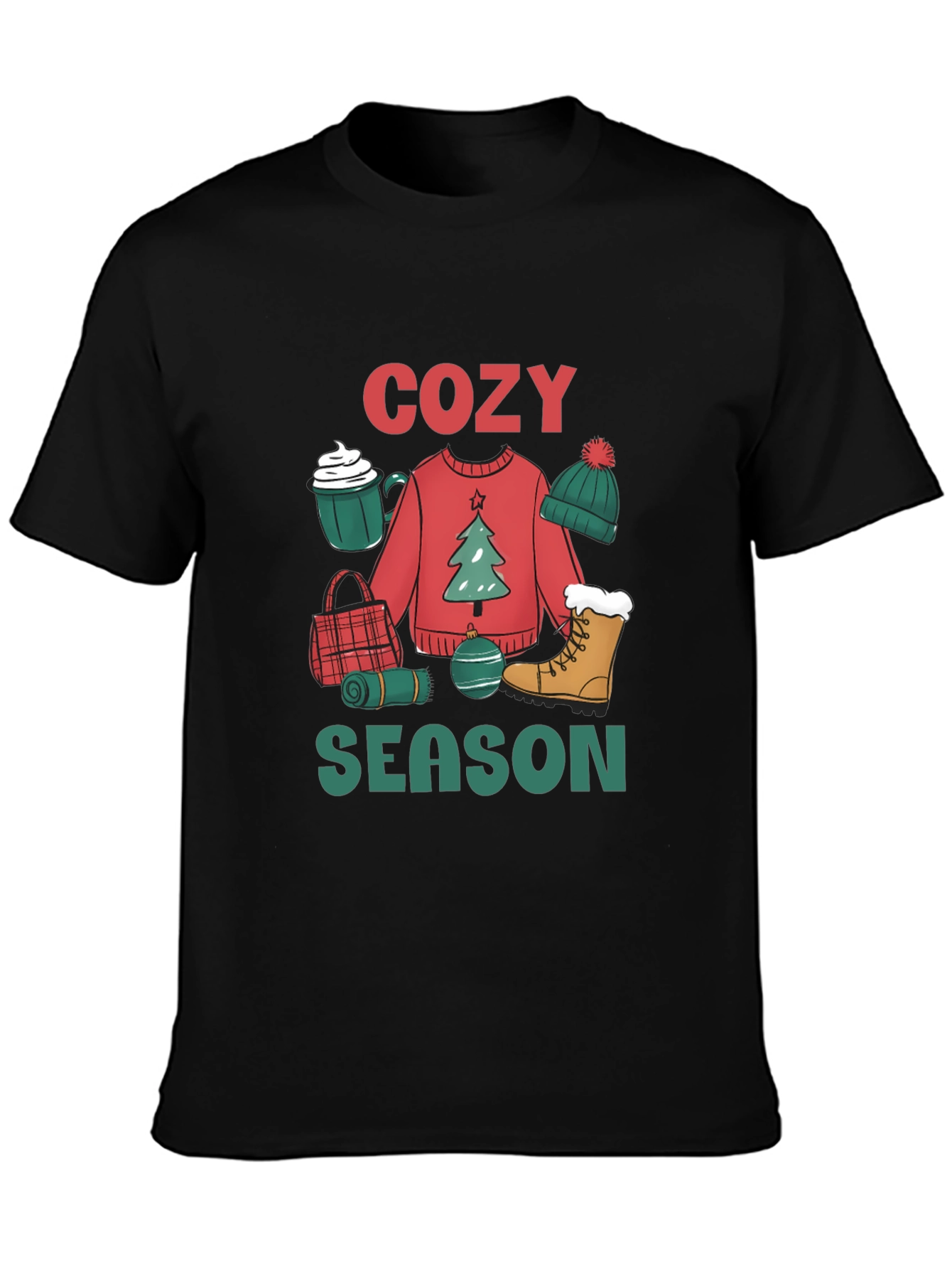 Cozy Season Holiday Graphic T-Shirt