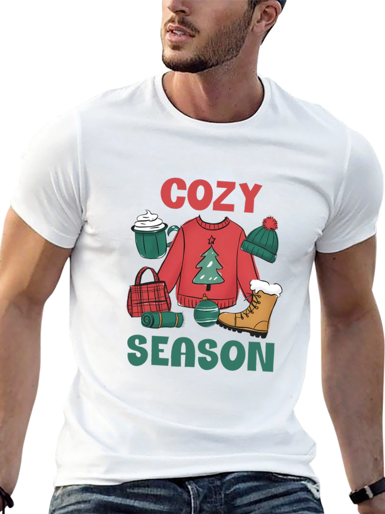 Cozy Season Holiday Graphic T-Shirt
