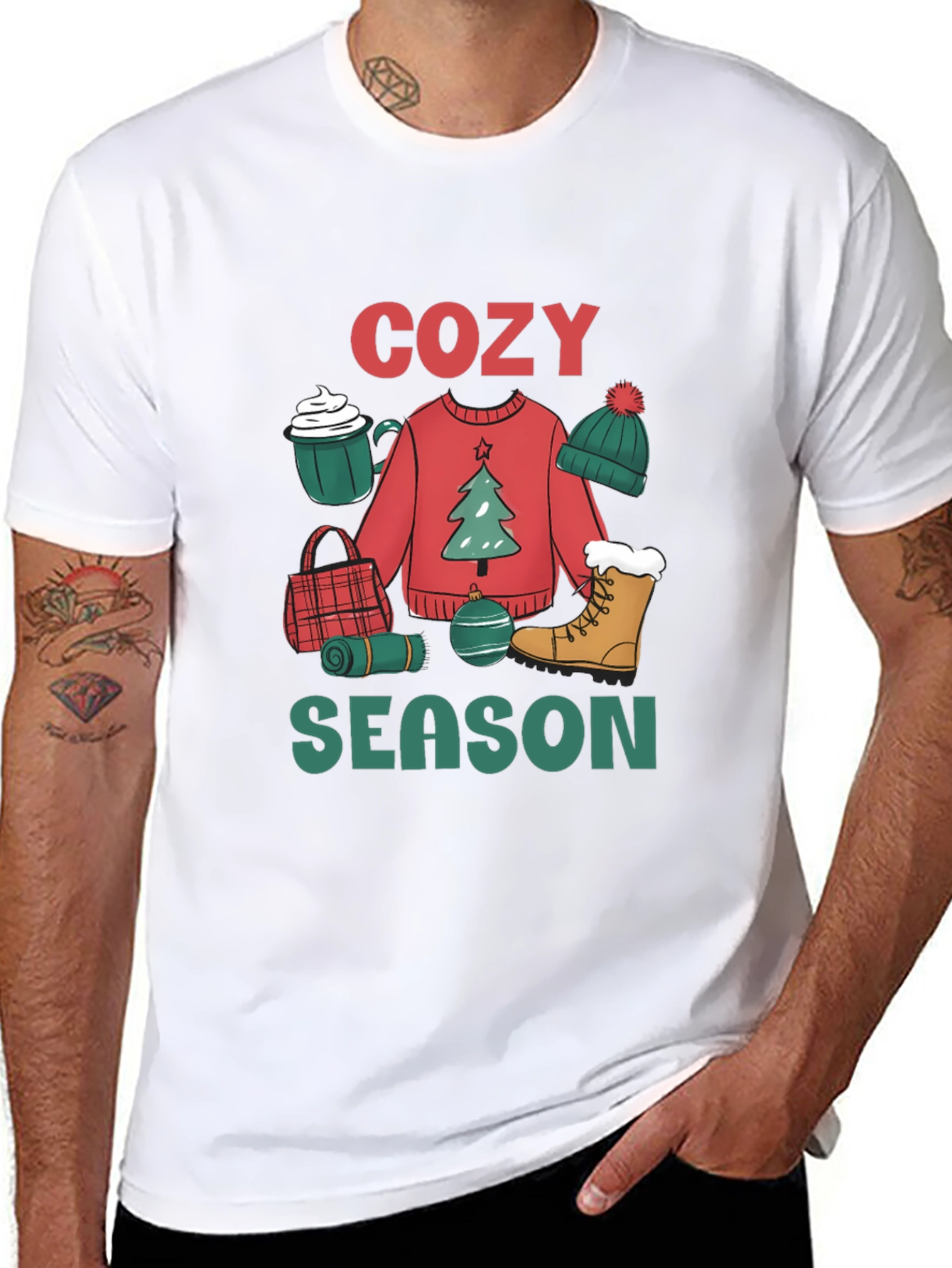 Cozy Season Holiday Graphic T-Shirt