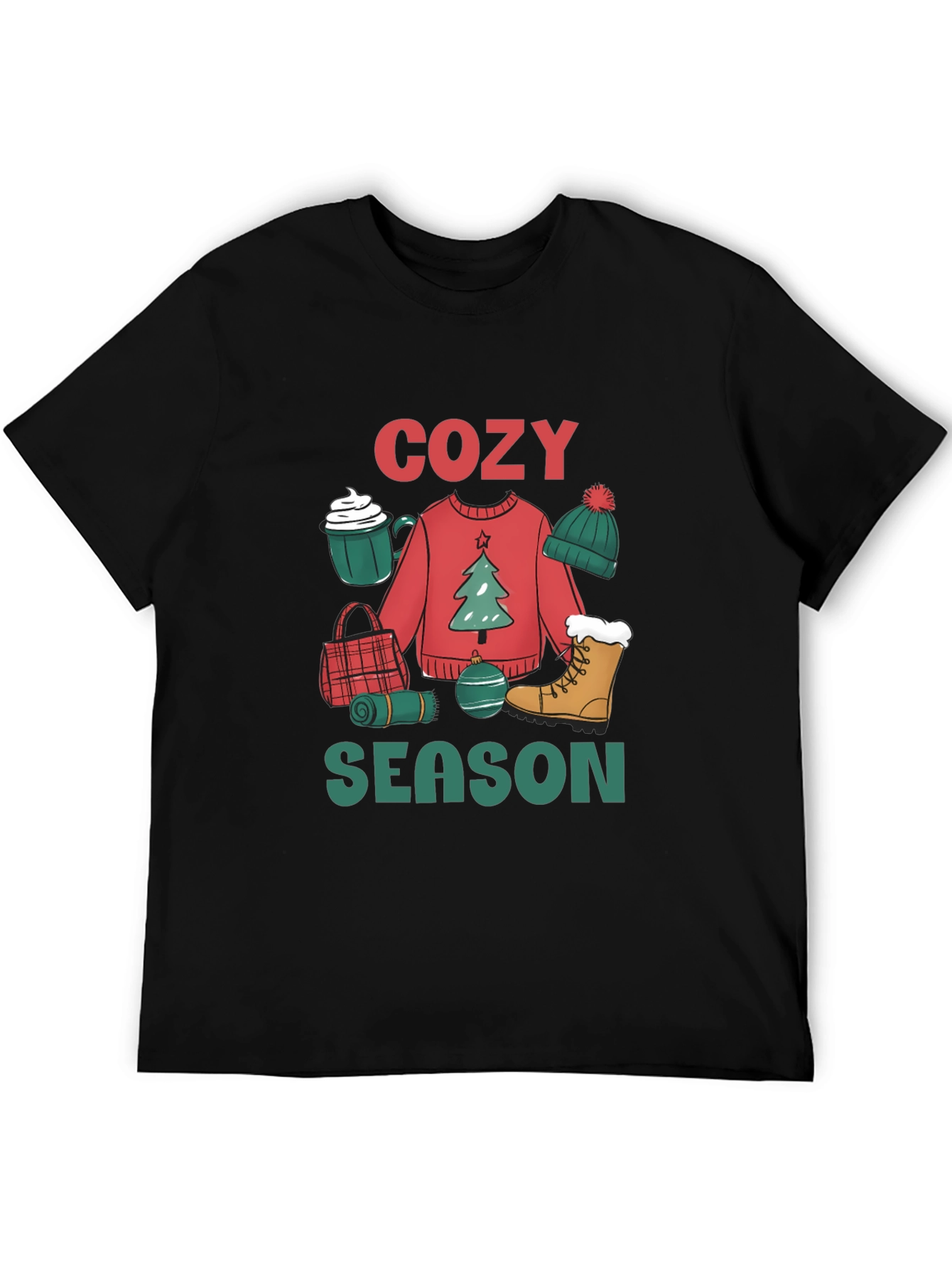 Cozy Season Holiday Graphic T-Shirt