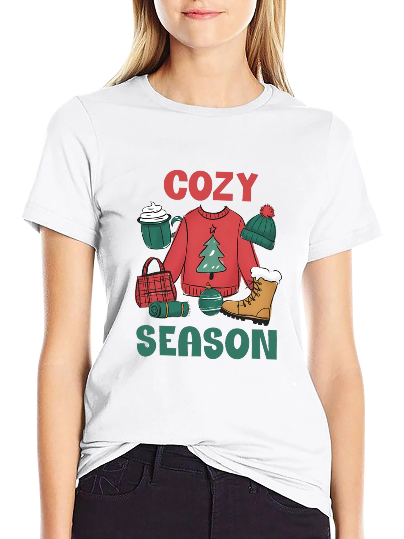 Cozy Season Holiday Graphic T-Shirt