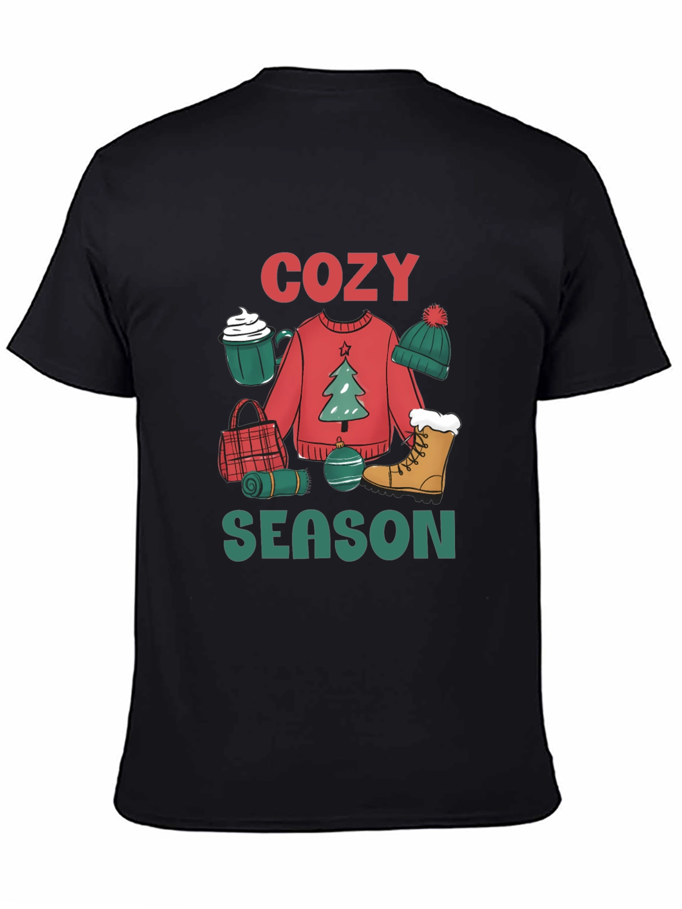 Cozy Season Holiday Graphic T-Shirt