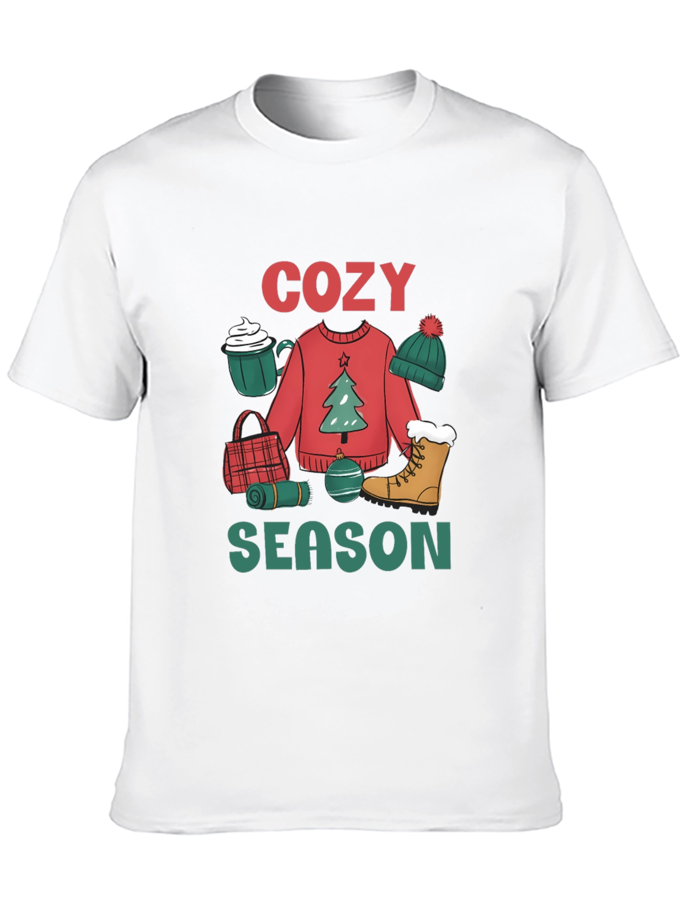 Cozy Season Holiday Graphic T-Shirt