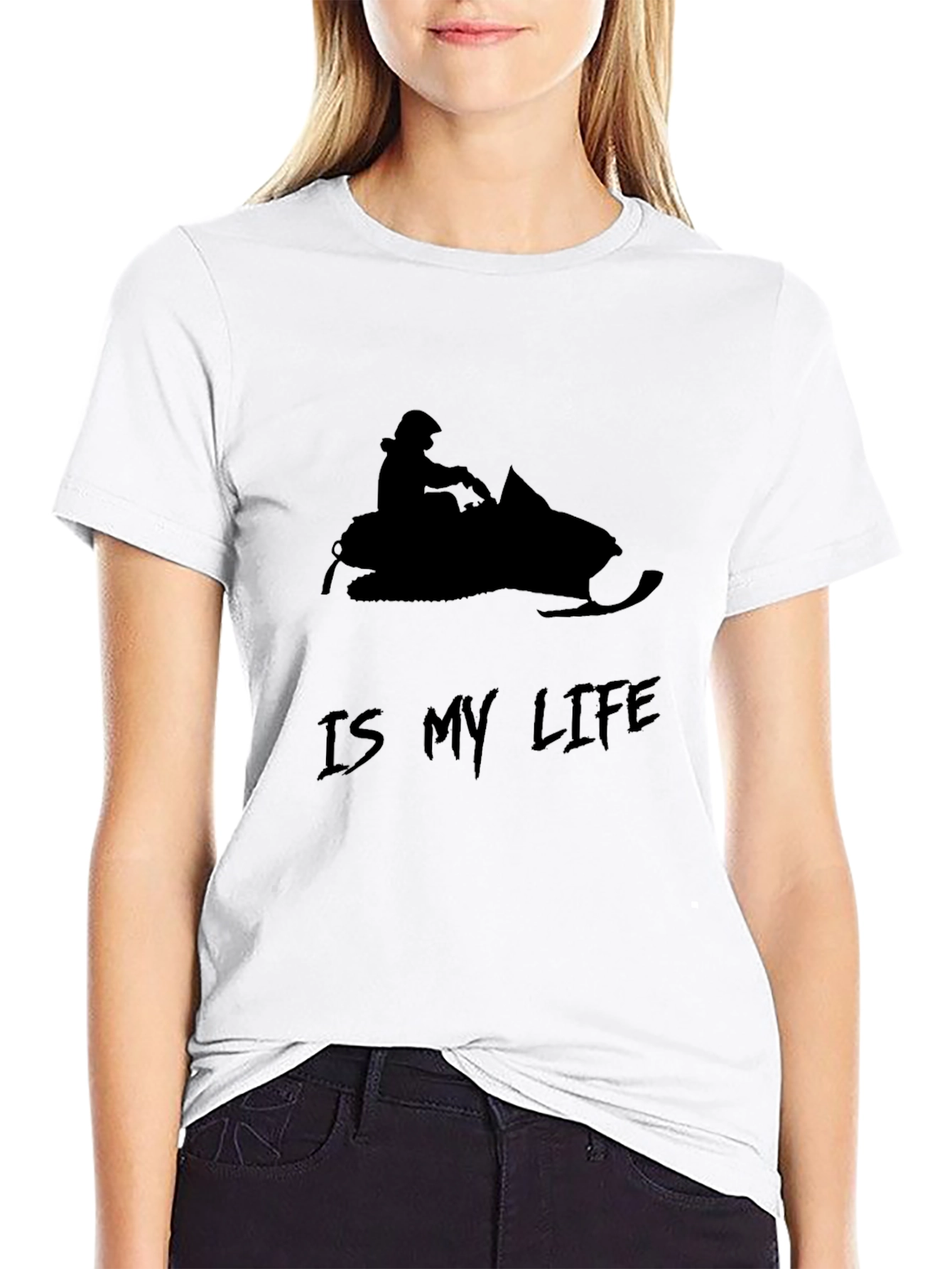 Snowmobile Is My Life Graphic T-Shirt