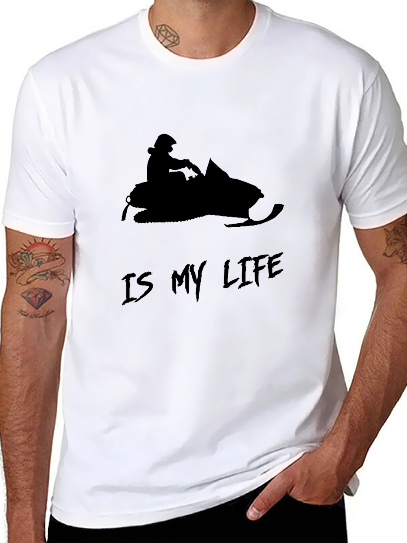 Snowmobile Is My Life Graphic T-Shirt