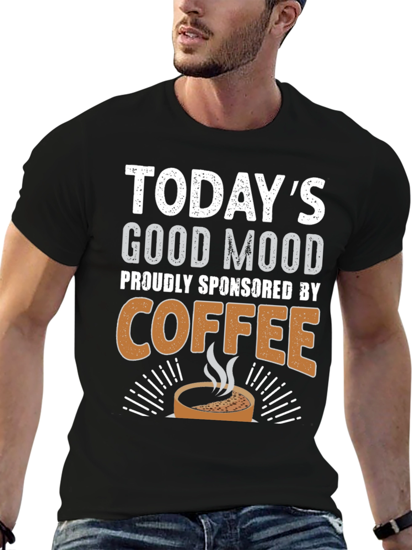 Coffee Sponsored Good Mood Tee