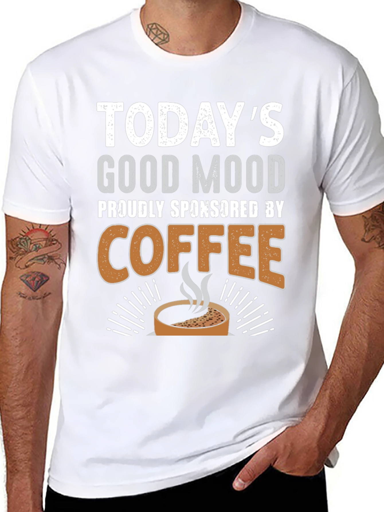Coffee Sponsored Good Mood Tee