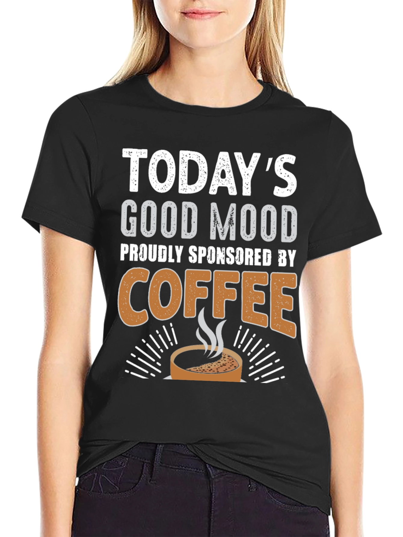 Coffee Sponsored Good Mood Tee