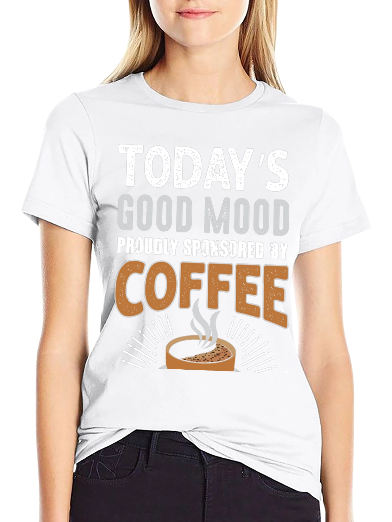 Coffee Sponsored Good Mood Tee