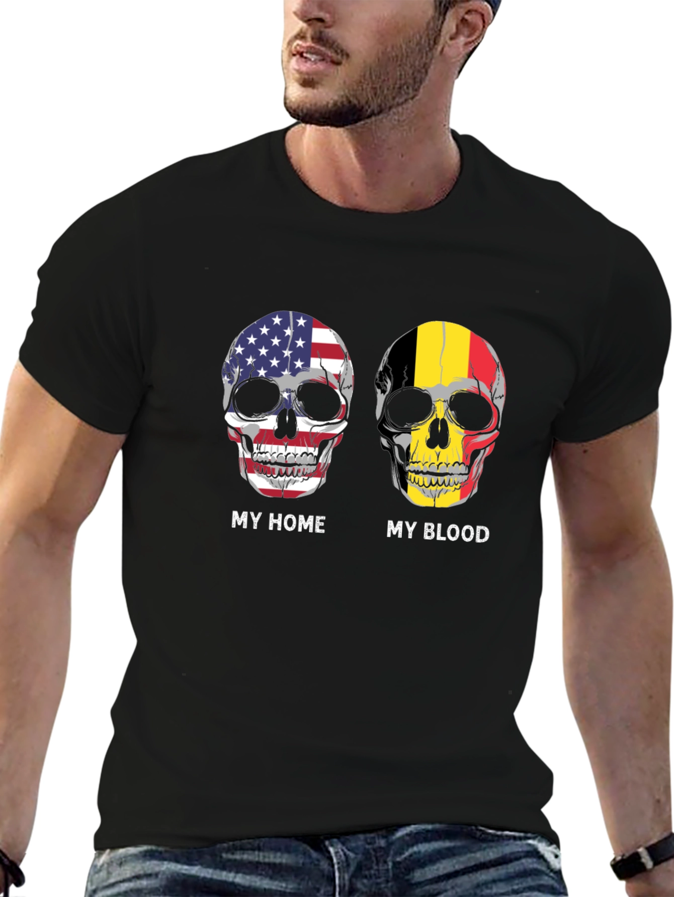 My Home My Blood Skull T-Shirt