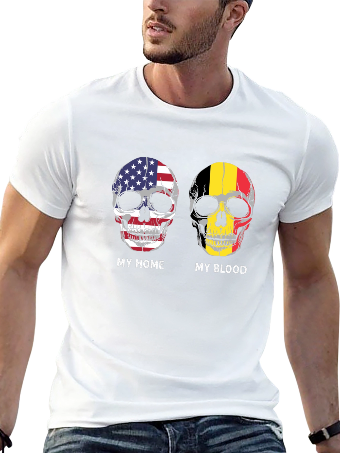 My Home My Blood Skull T-Shirt