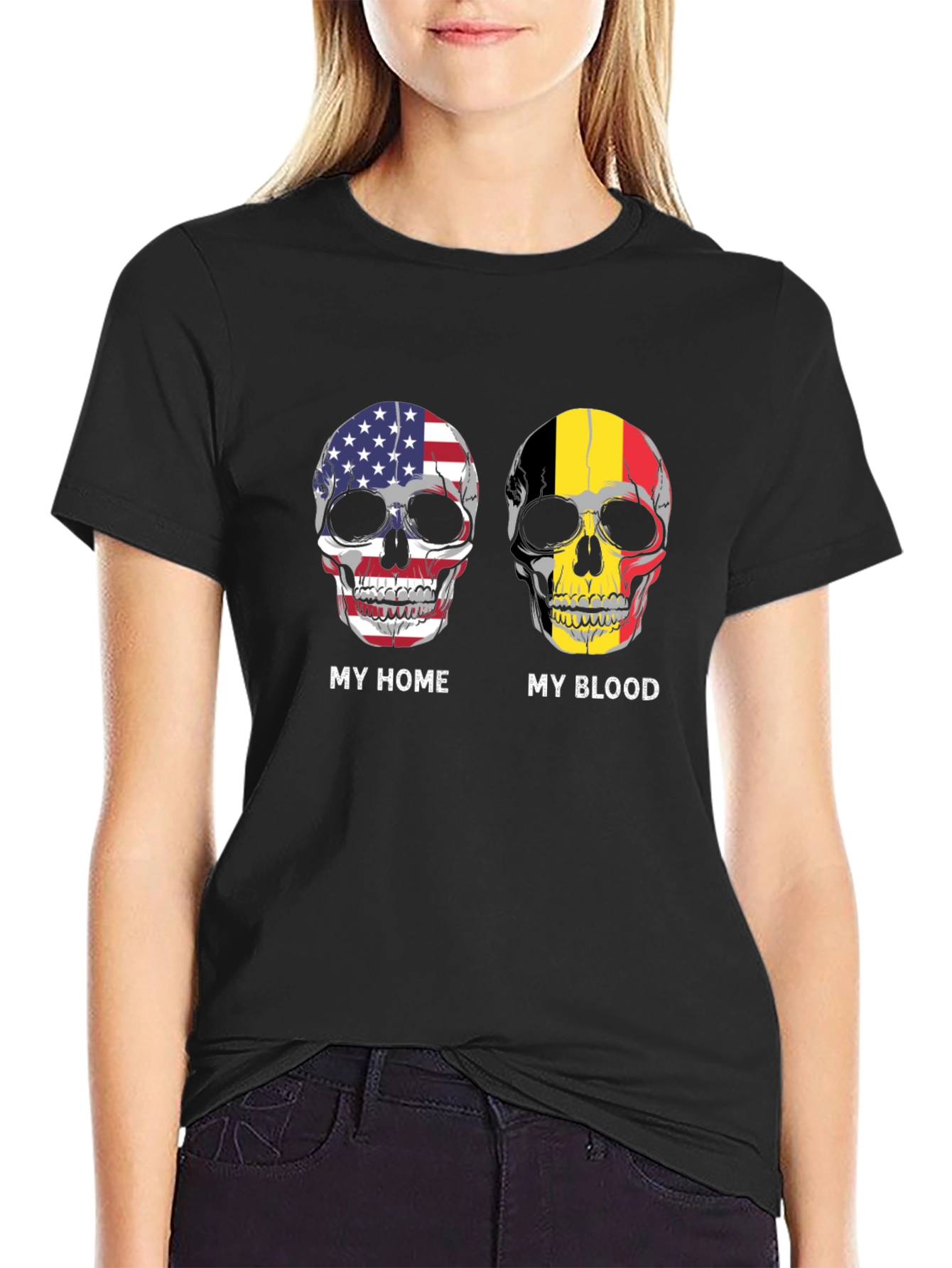 My Home My Blood Skull T-Shirt