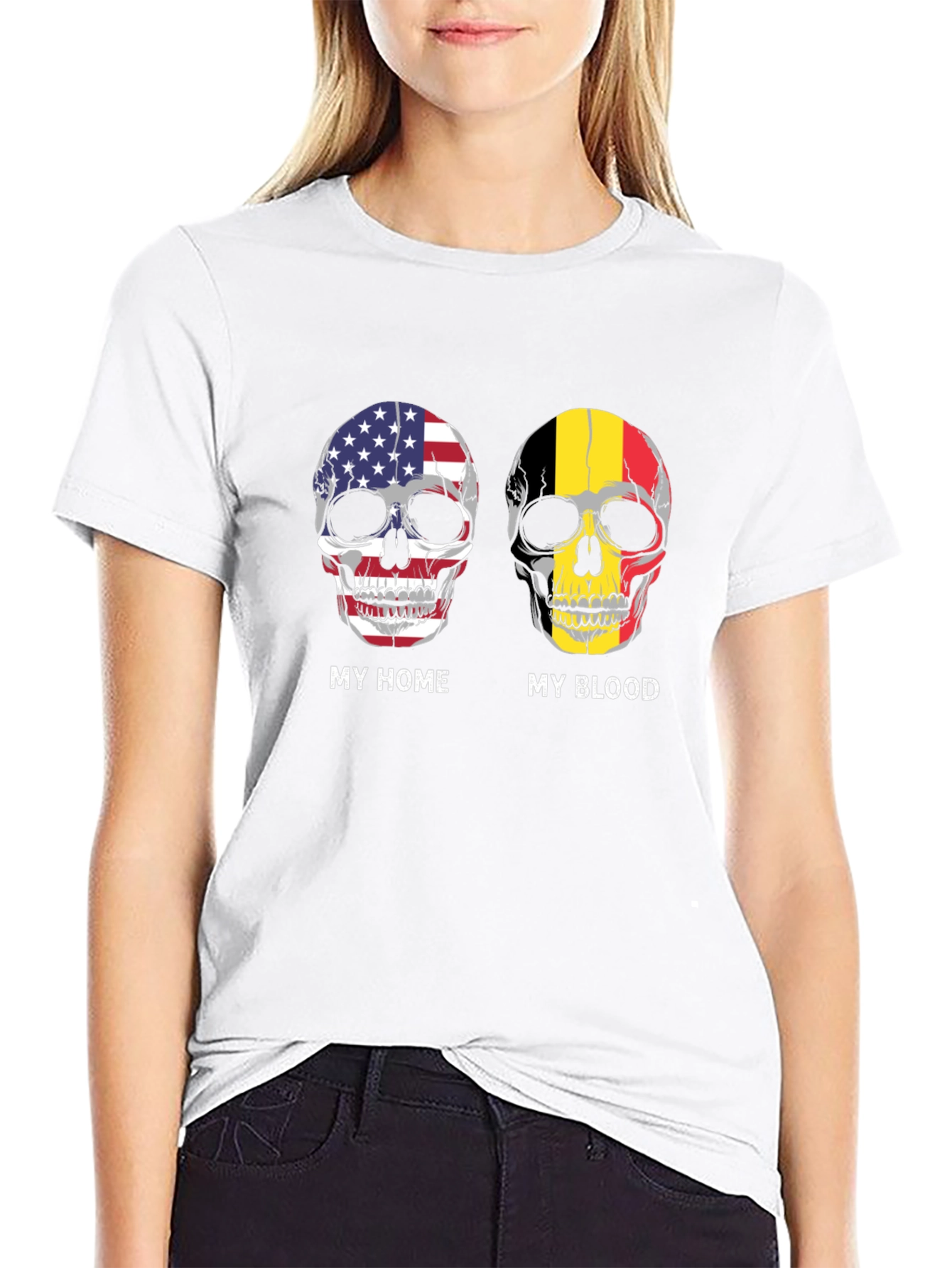 My Home My Blood Skull T-Shirt