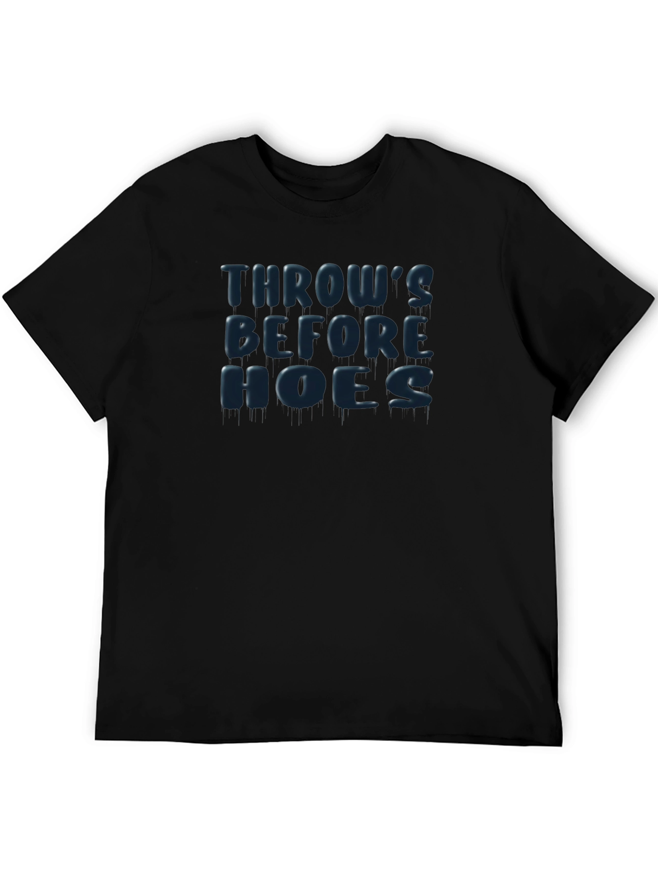 Throws Before Hoes Novelty Graphic T-Shirt