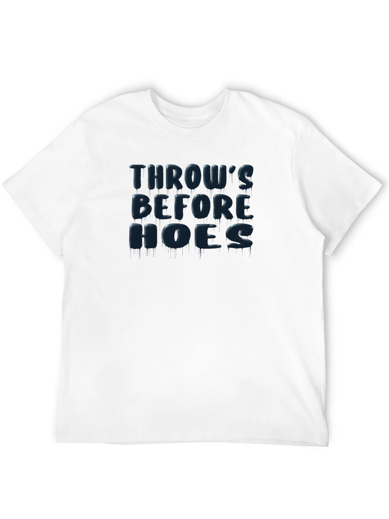 Throws Before Hoes Novelty Graphic T-Shirt