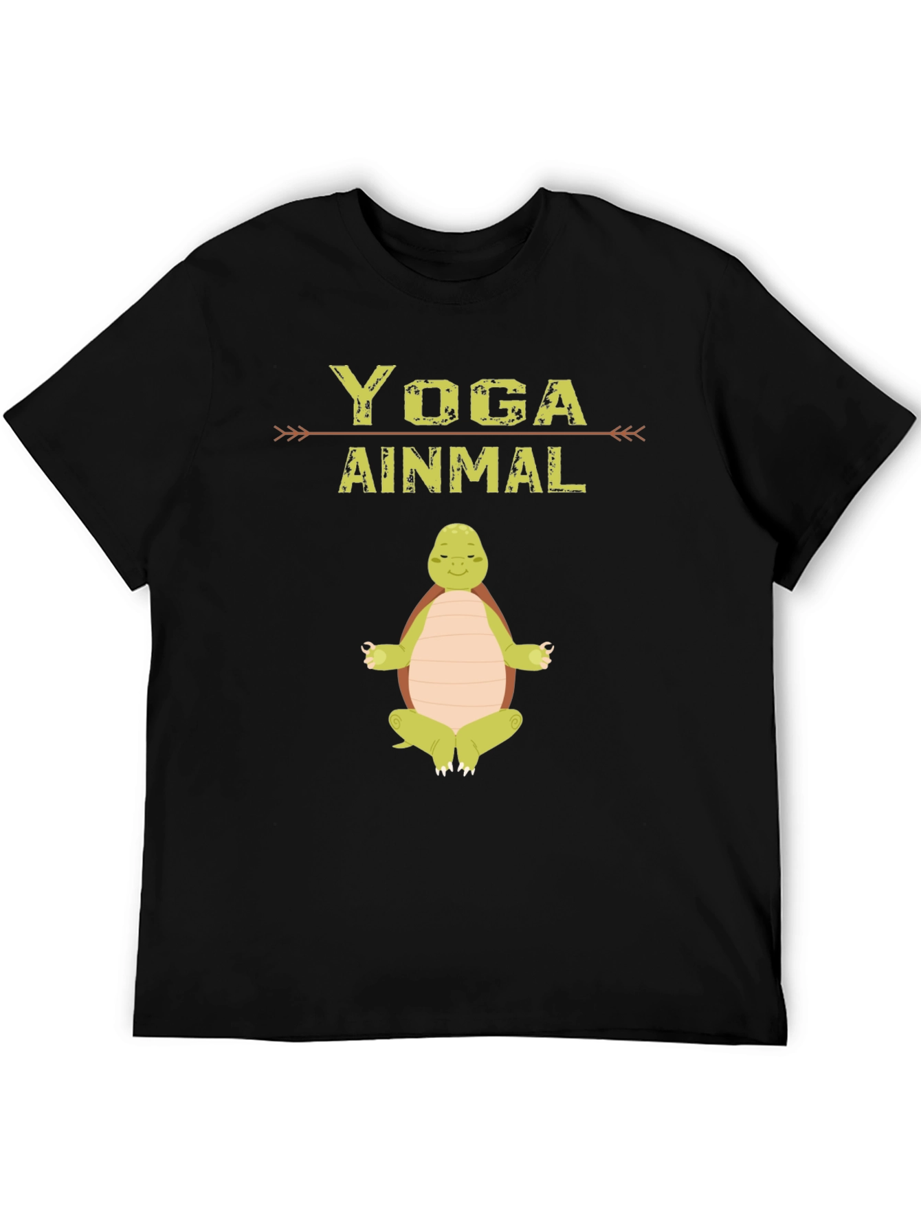 Yoga Ainmal Turtle T-Shirt - Meditating Animal Tee