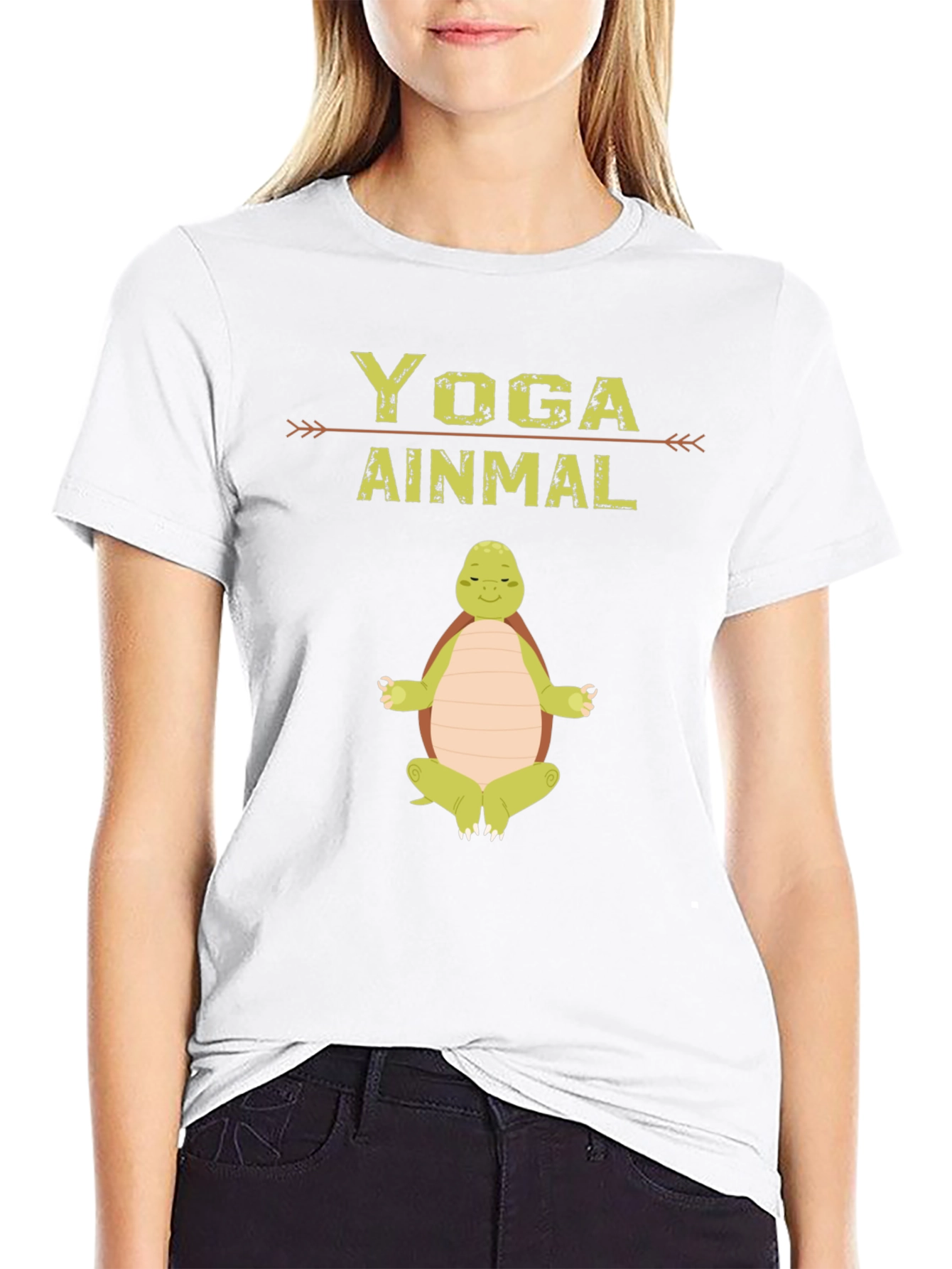 Yoga Ainmal Turtle T-Shirt - Meditating Animal Tee