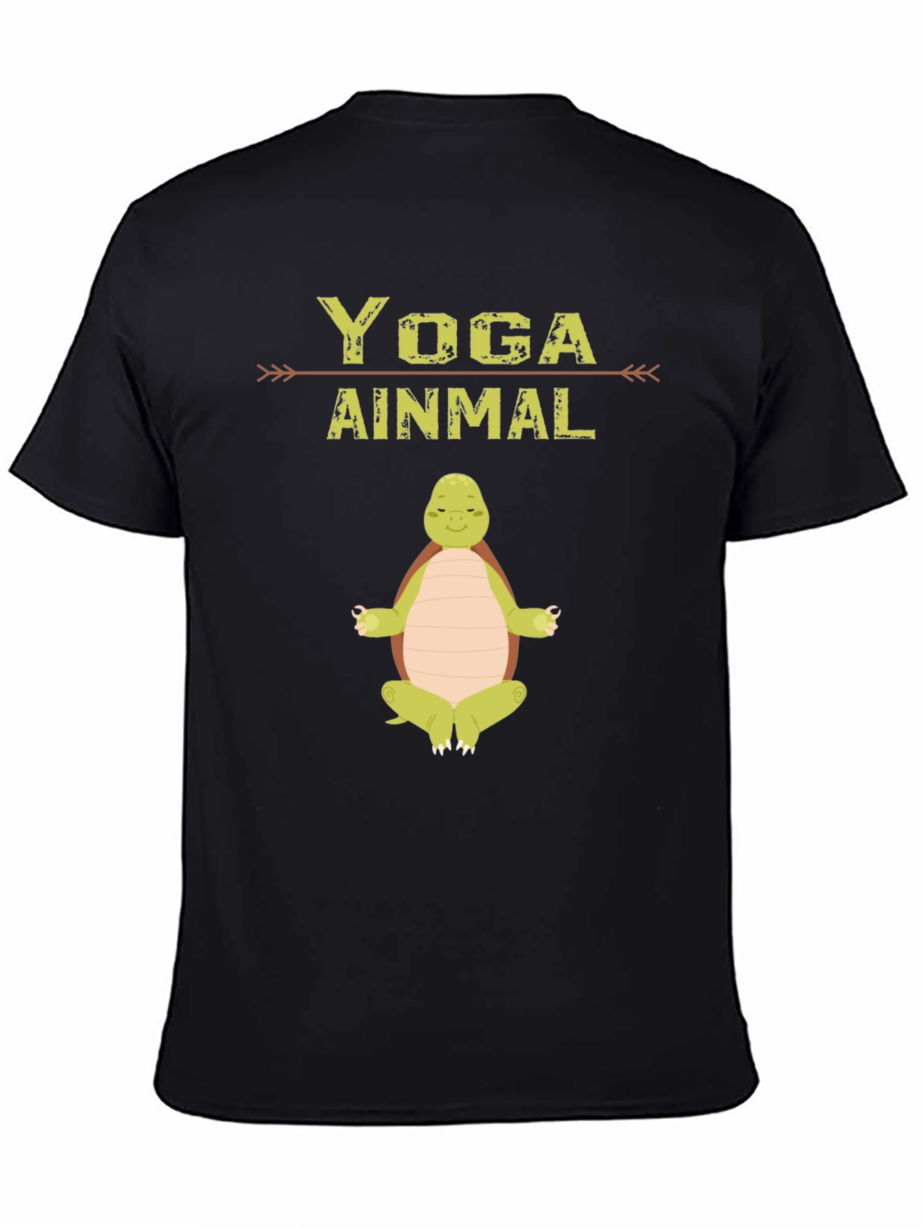 Yoga Ainmal Turtle T-Shirt - Meditating Animal Tee