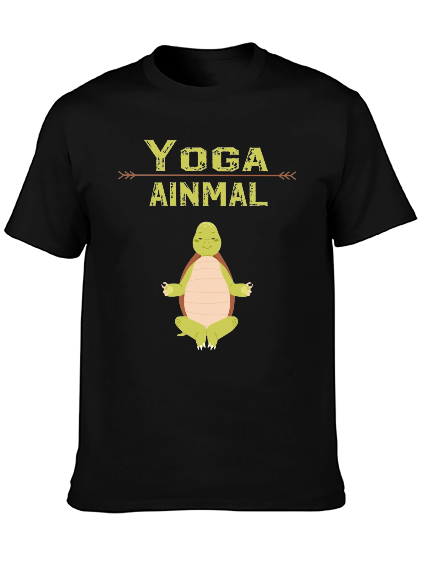 Yoga Ainmal Turtle T-Shirt - Meditating Animal Tee