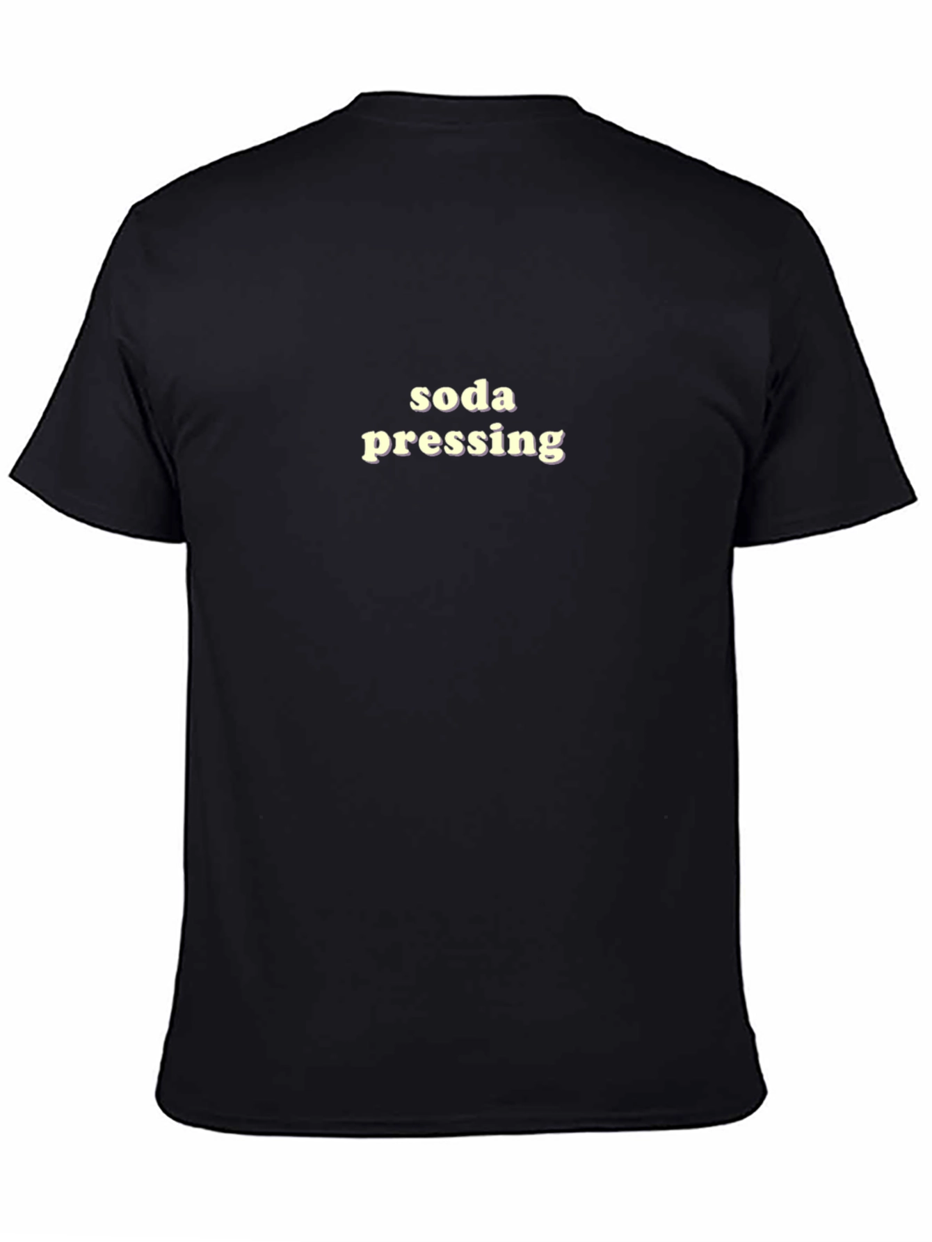 Soda Pressing Black Graphic Tee