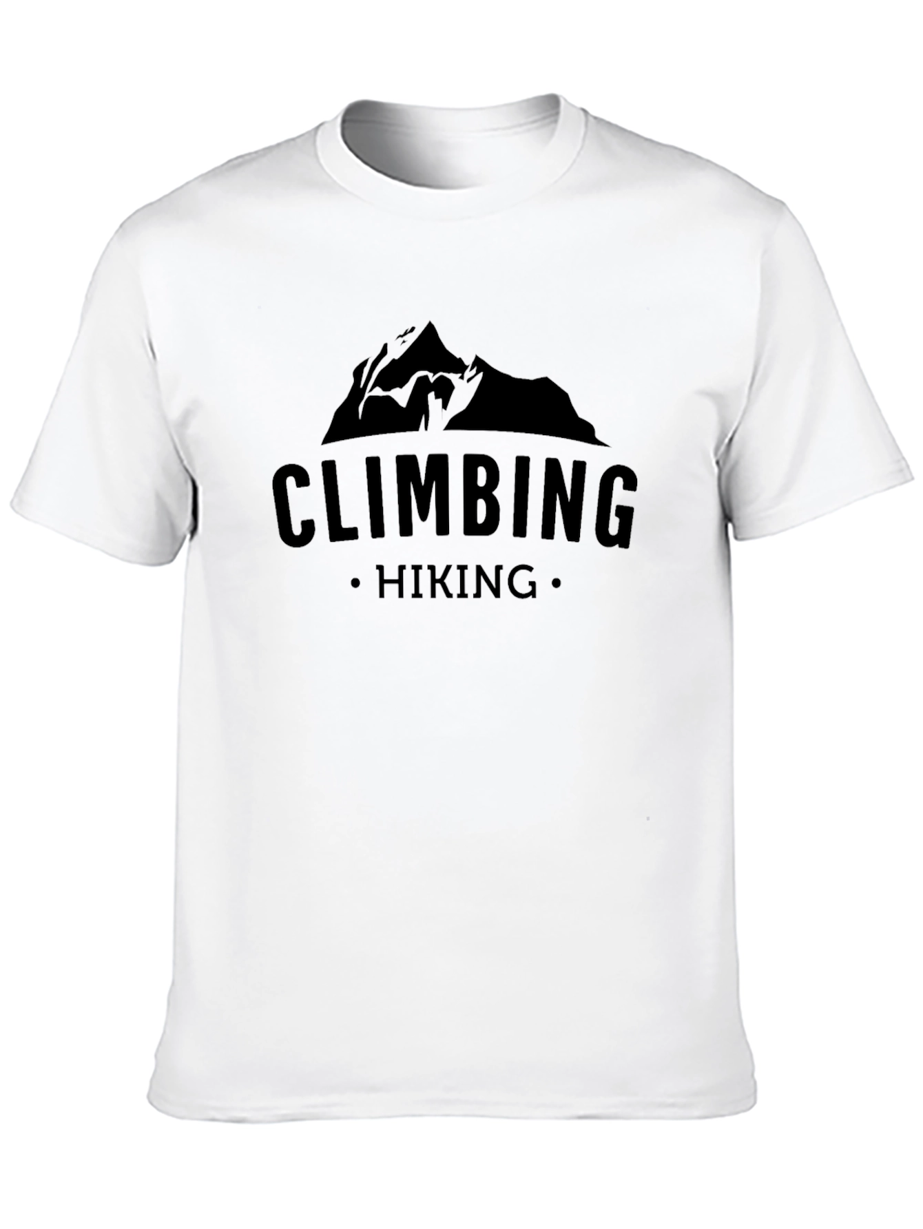 Climbing Hiking Black Graphic Tee
