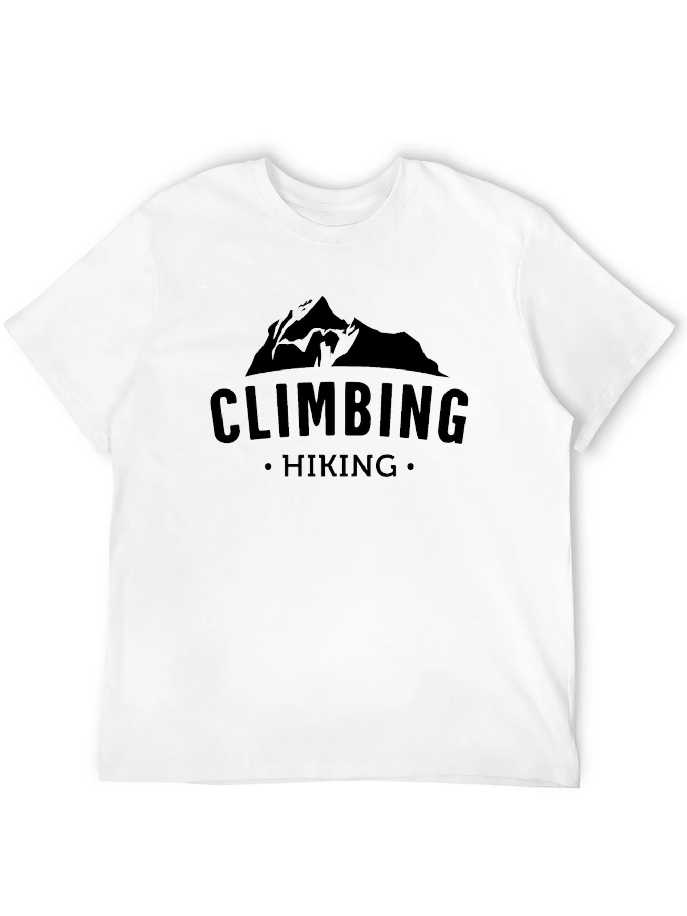 Climbing Hiking Black Graphic Tee