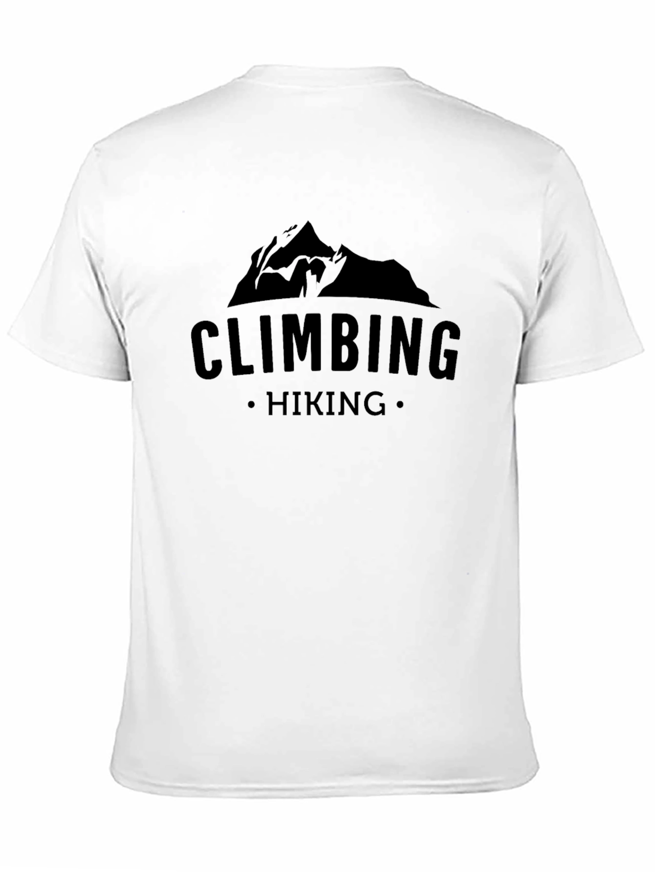 Climbing Hiking Black Graphic Tee