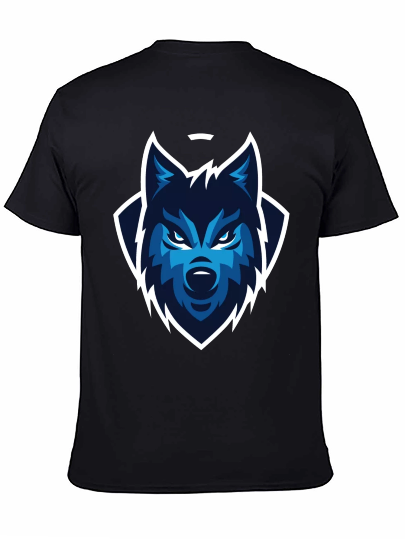 Wolf Graphic Black T-Shirt - Stylish Mens Tee