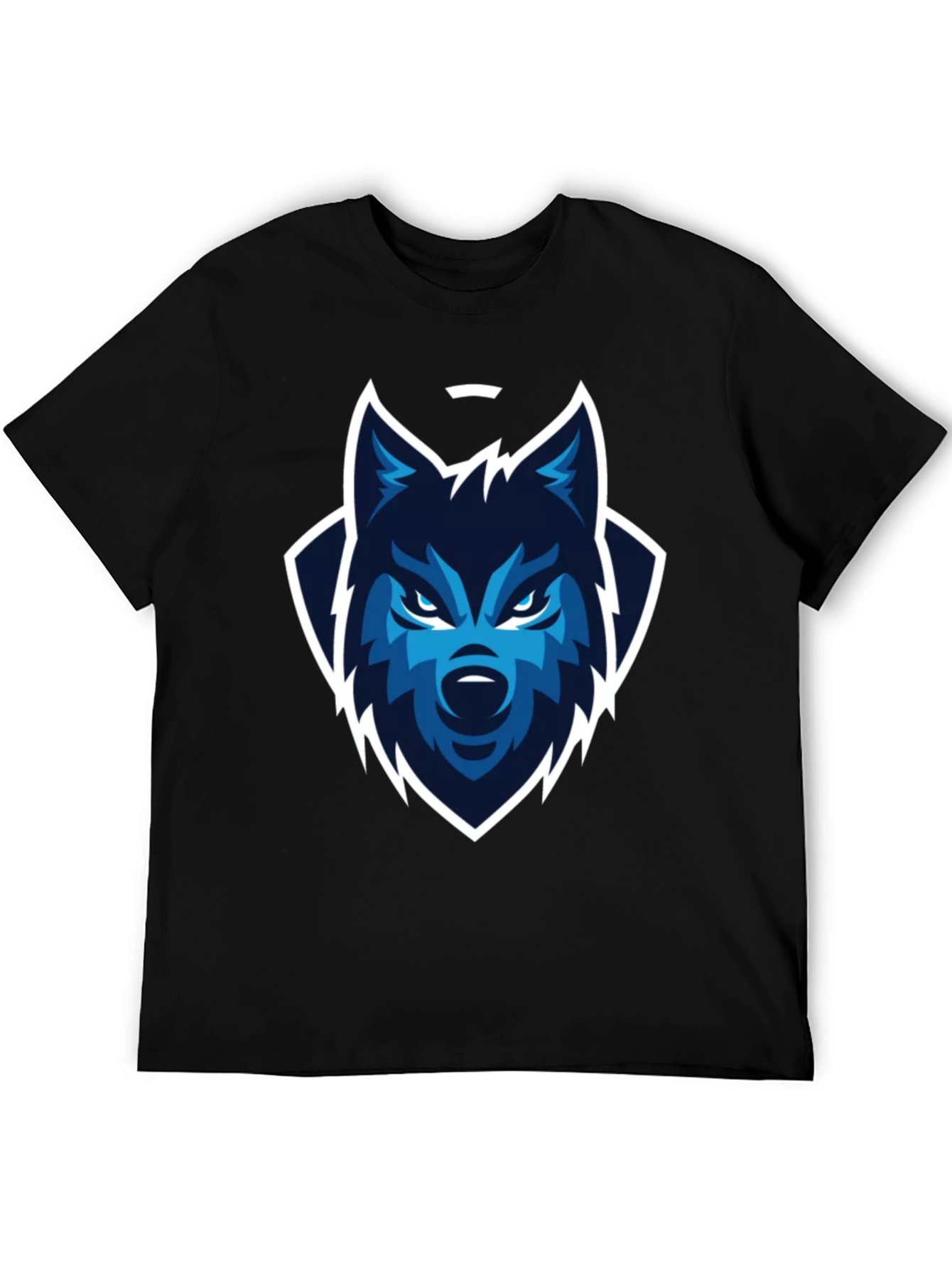 Wolf Graphic Black T-Shirt - Stylish Mens Tee