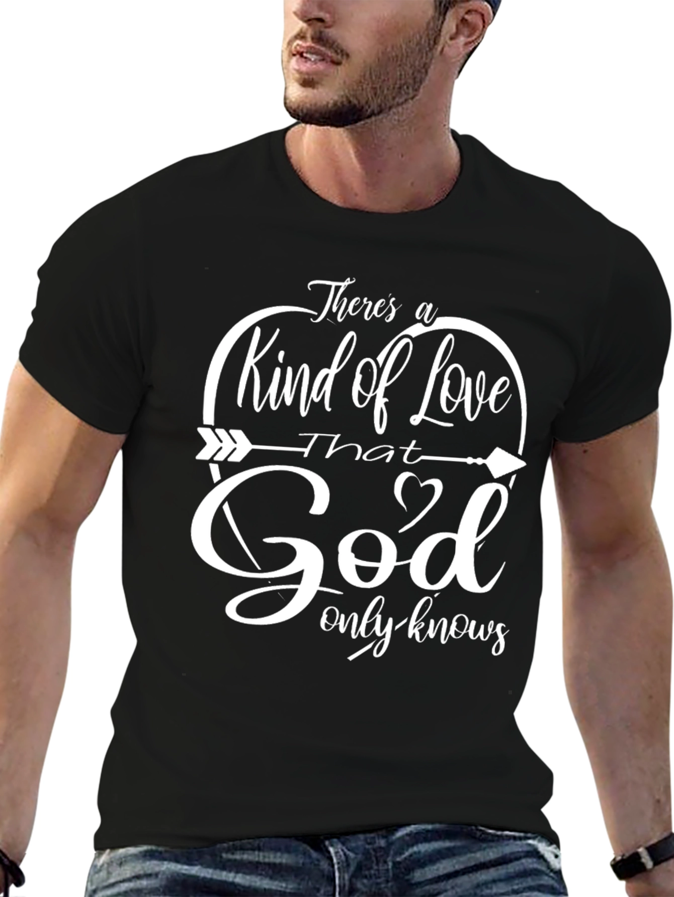 Kind of Love God Knows Black T-Shirt